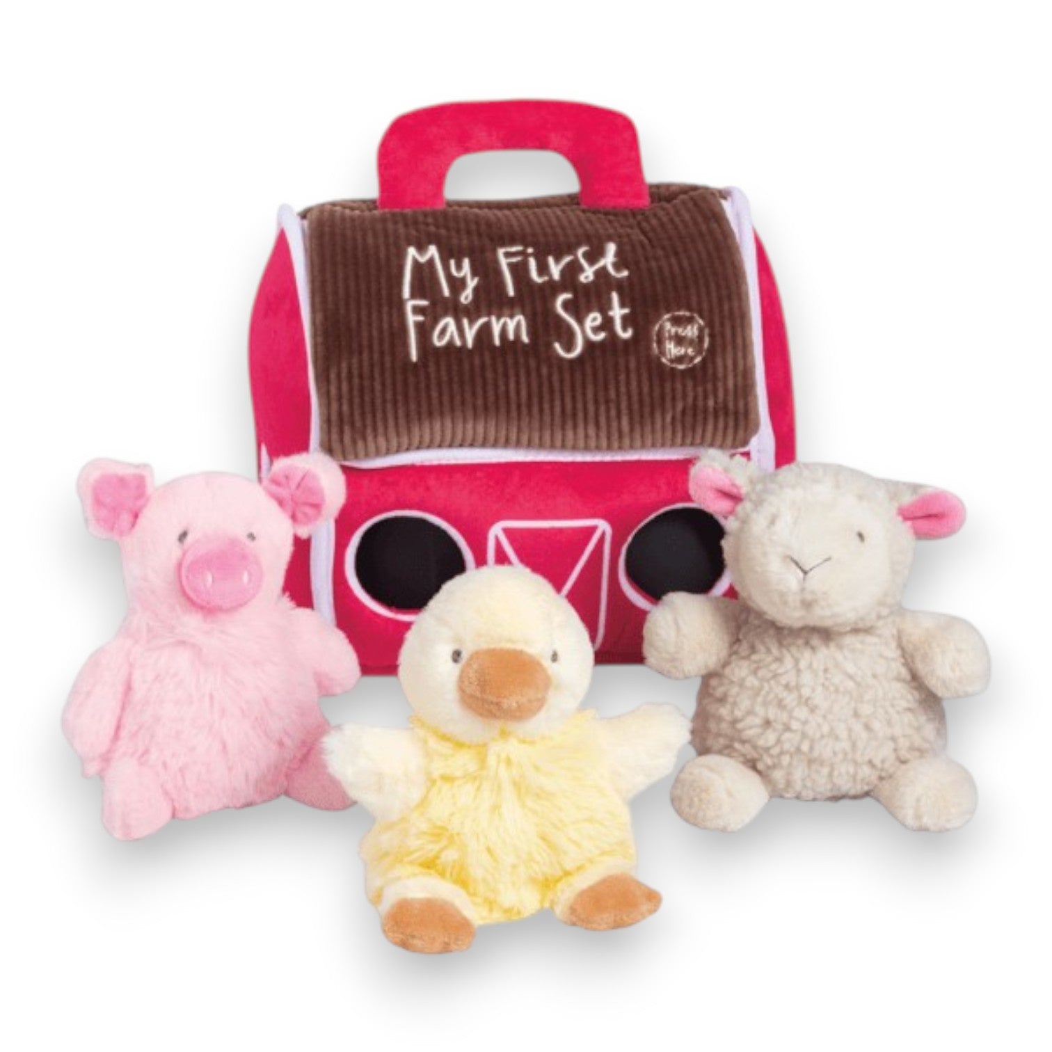 Mud Pie My farm plush set