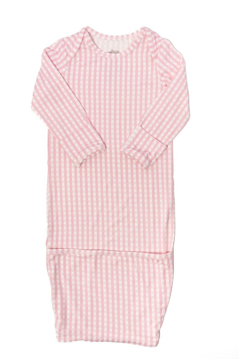 The Uptown Baby Newborn Gown Gingham 5212