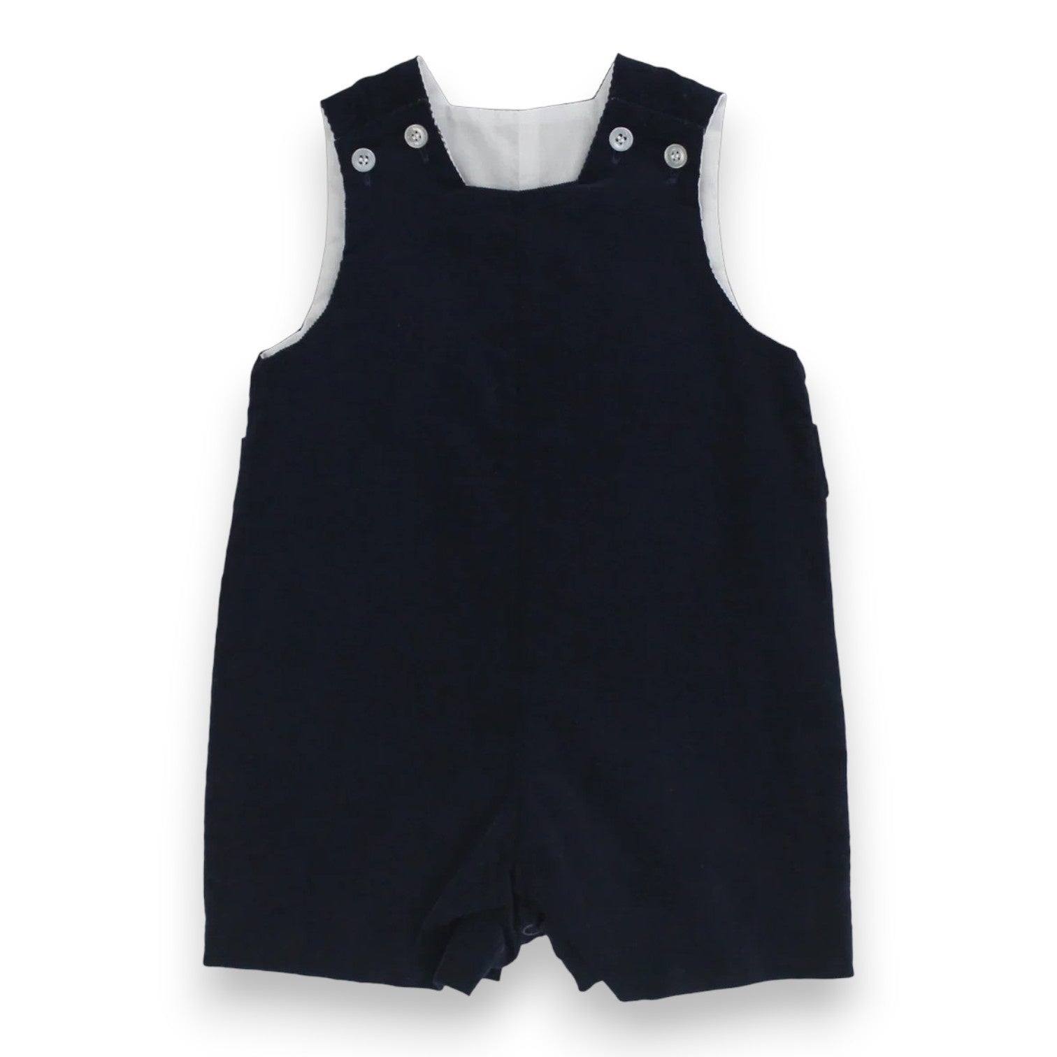 Bailey Boys Navy Cord John John Short W/Tab 311-JJSt 5308