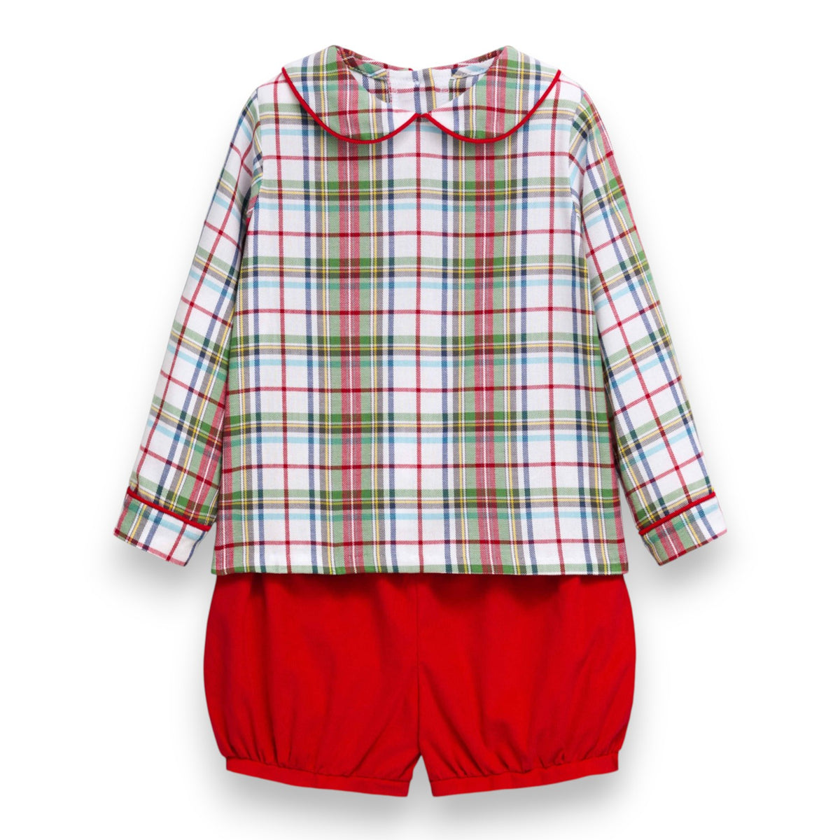 Little English Nottingham Short Set Douglas Plaid 5309