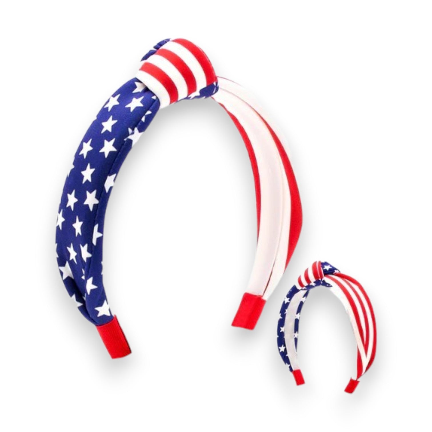 Wee Ones Patriotic Print Knot Padded Headband