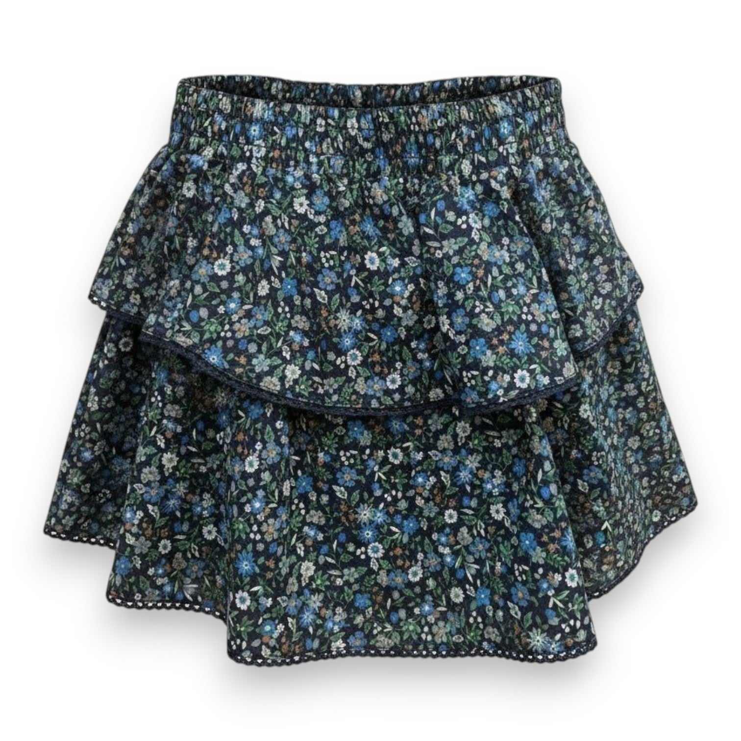 Pleat Parker Skort Twilight Floral P-00189 5308