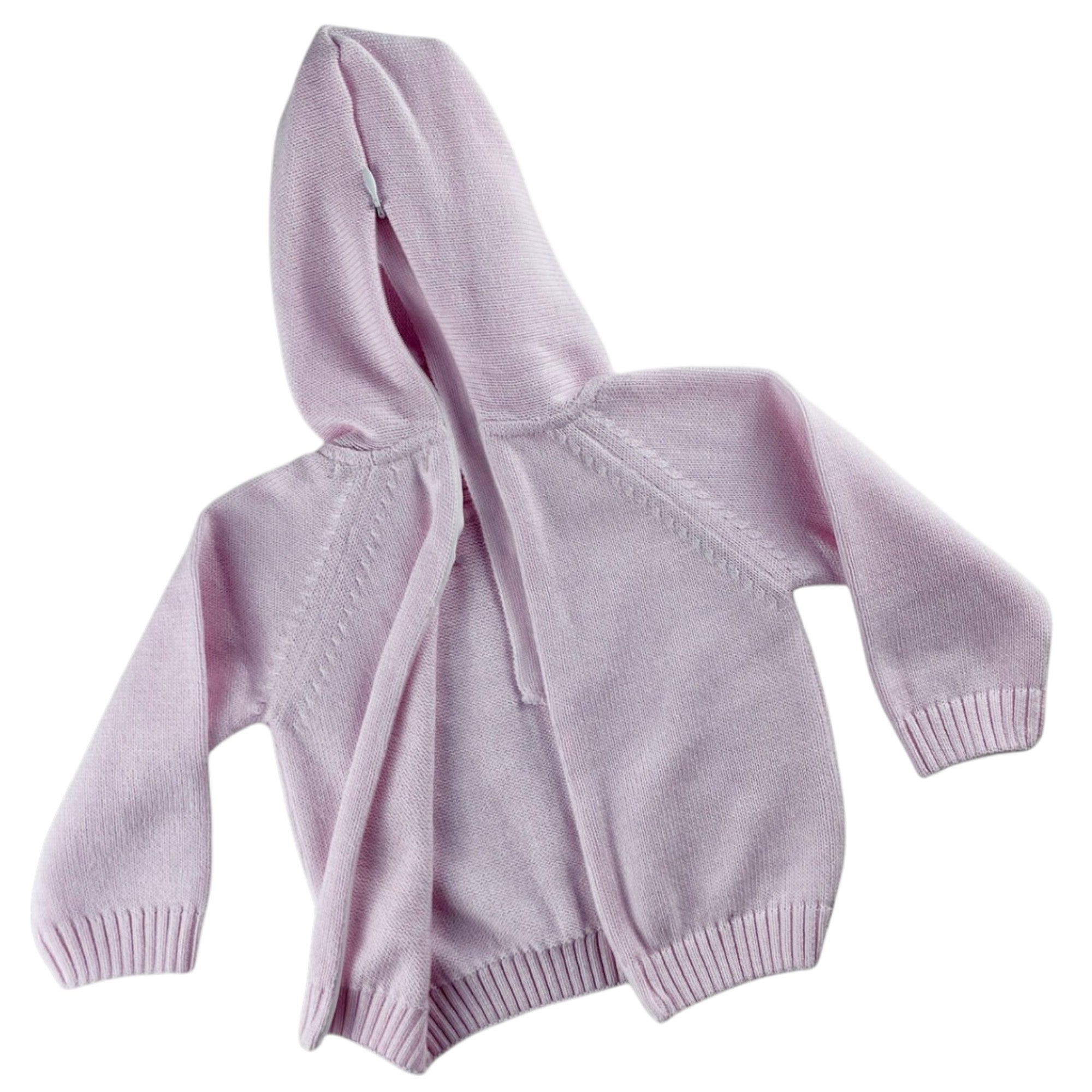 A Soft Idea Zip Back Hoodie W/Raglan Sleeve 5207