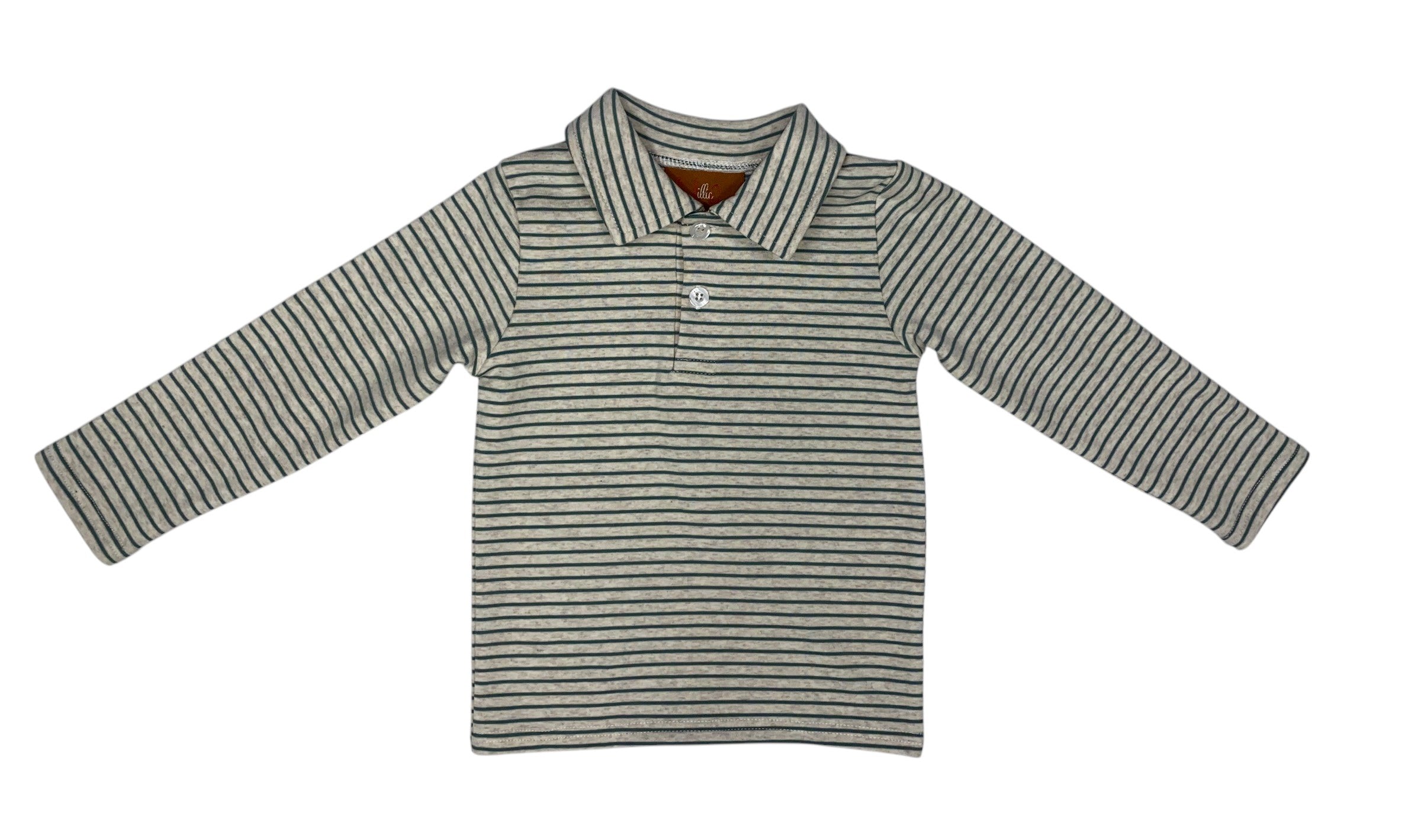 Millie Jay Weston LS Shirt Green Stripe 645 5208