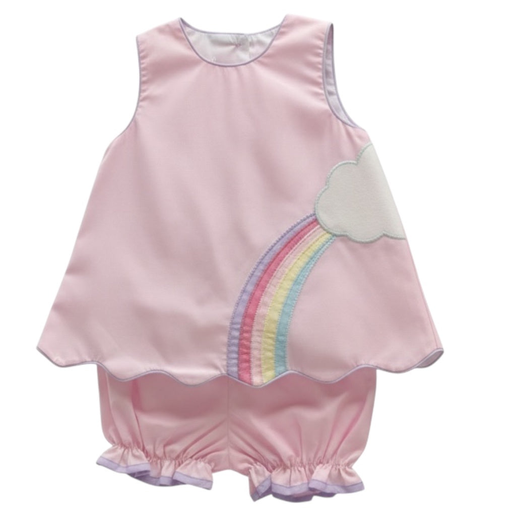 Zuccini Rainbow Sundae Set Lt Pink Broadcloth 5302