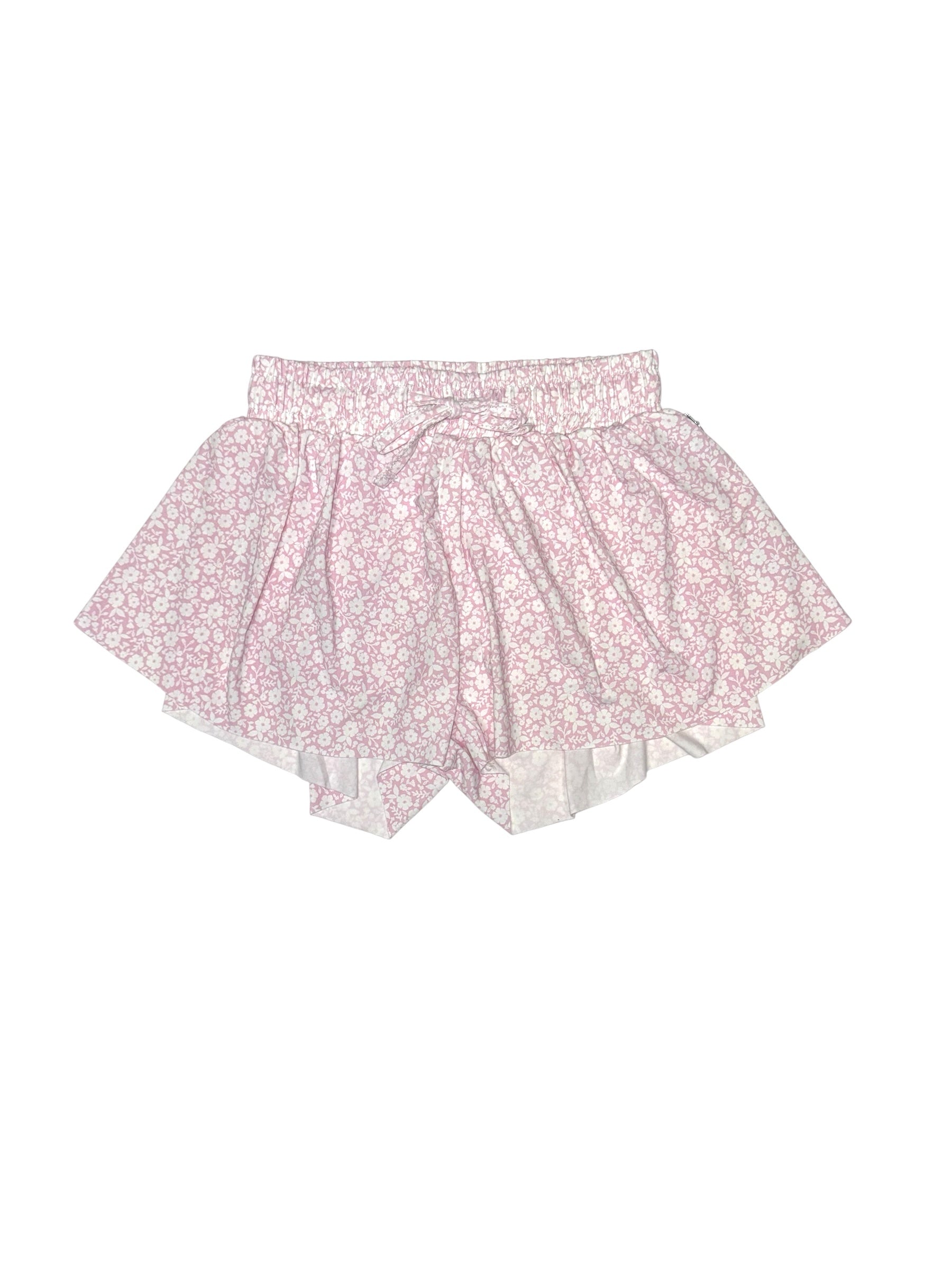 Suzette Pink Ditsy Daisy Flyaway Shorts 5303