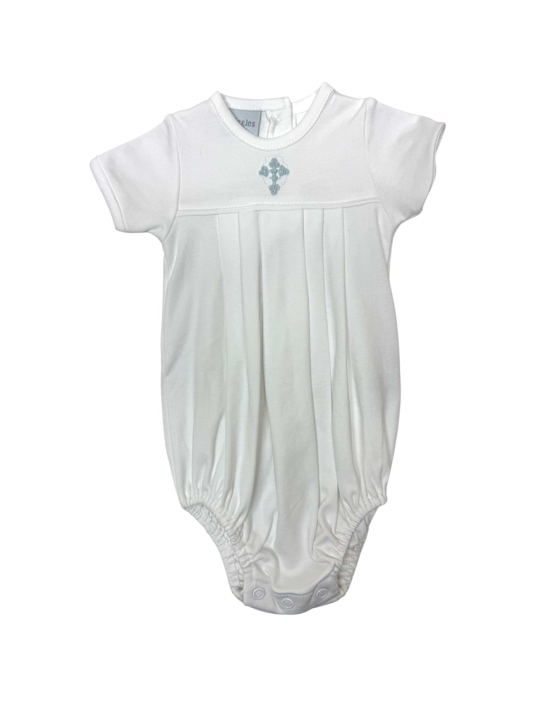 Squiggles Blue Cross Pleated Bubble 16/60B 5302