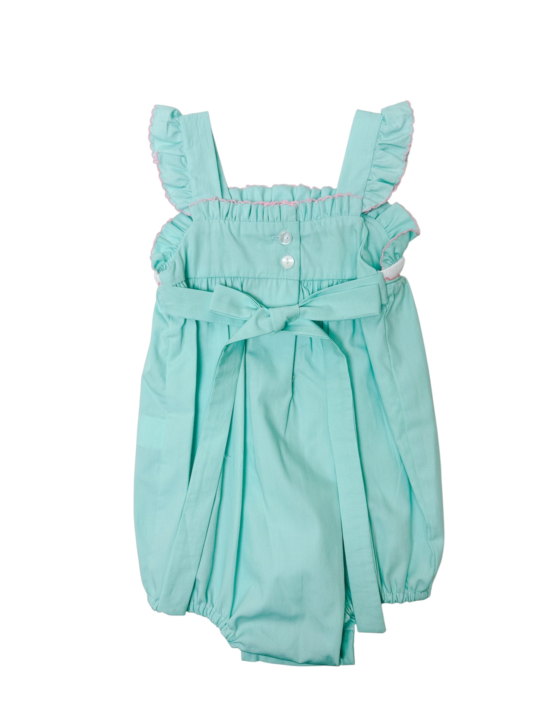 Petit Bebe Rainbow Aqua Poplin Strap Sunbubble 125F-MS26