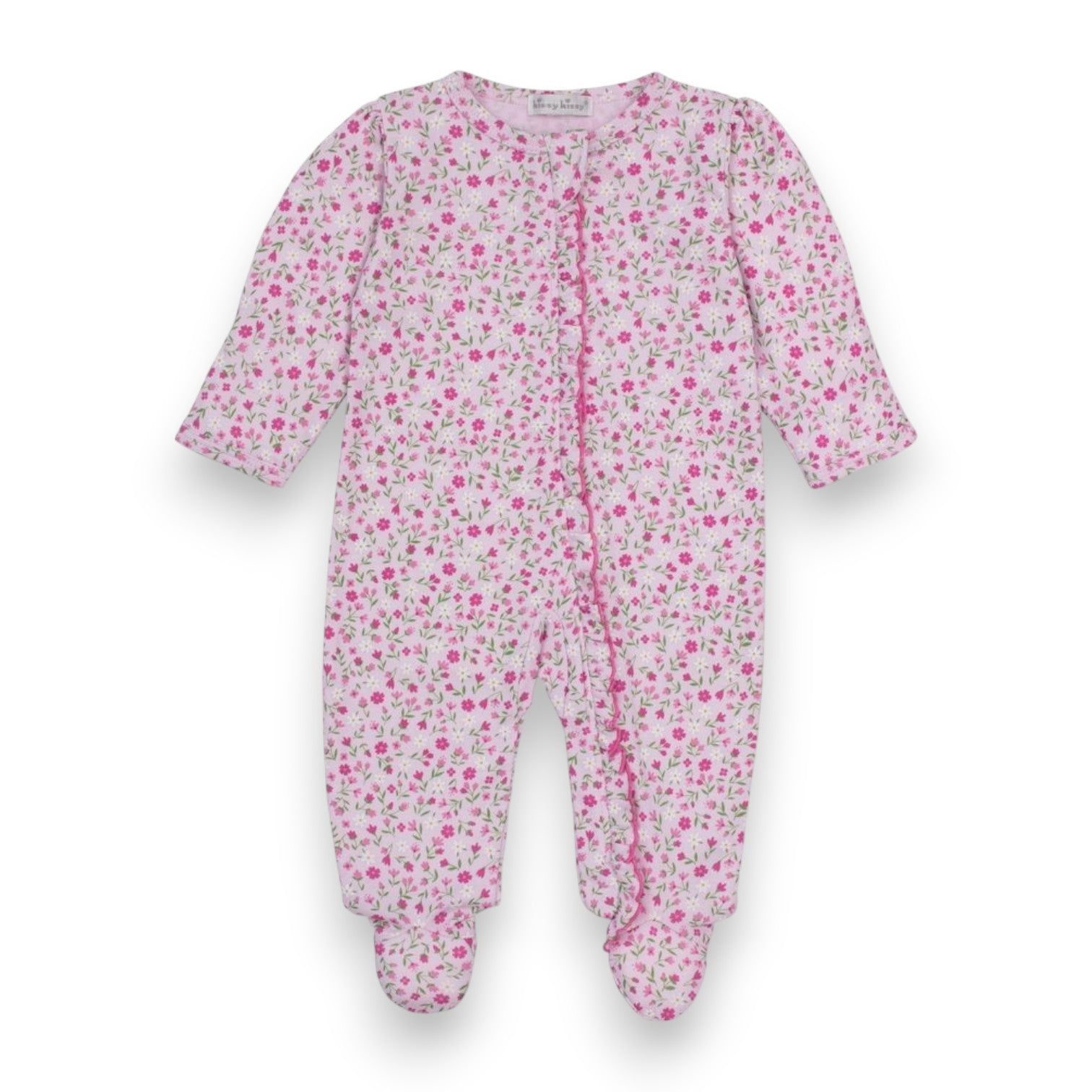 Kissy Kissy Pretty Petals Footie W/Zip PRT KGQ14463N