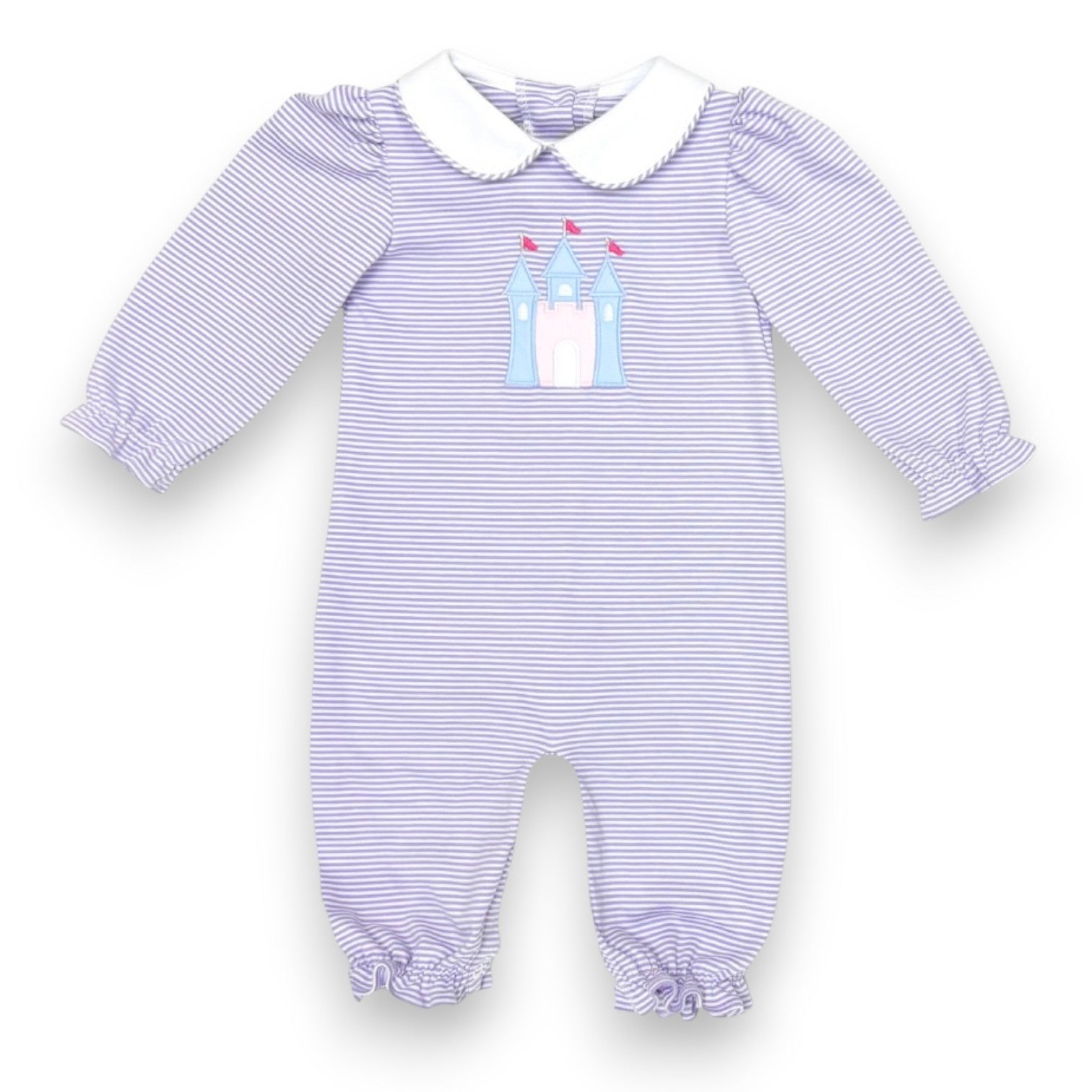 Zuccini Princess Castle Louisa Bubble Lavender Bitty Stripe Knit ZYB26-PCBBSS-KBLA 5306