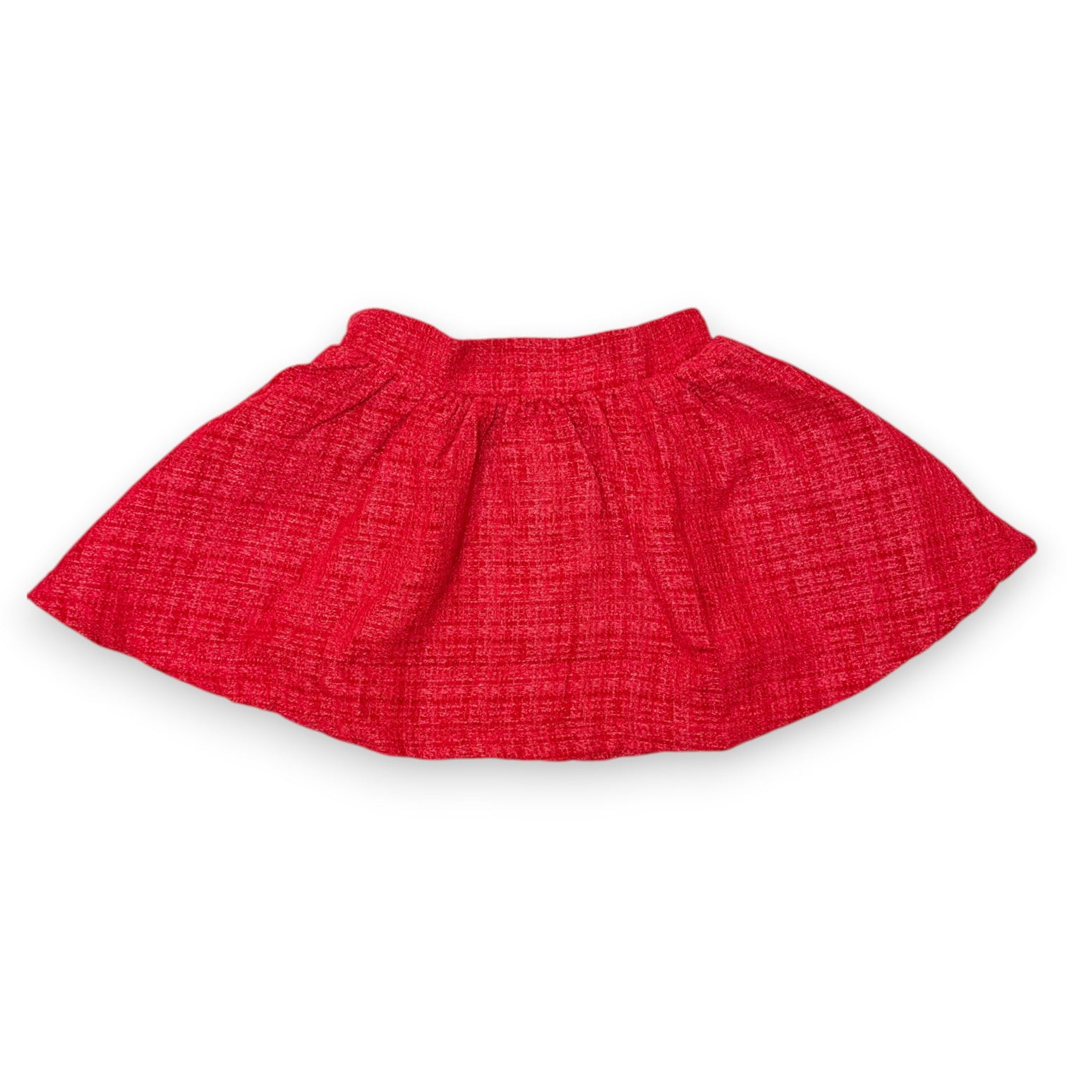Lulu Bebe Red Tweed Skirt SOFIE-REDTWE 5308
