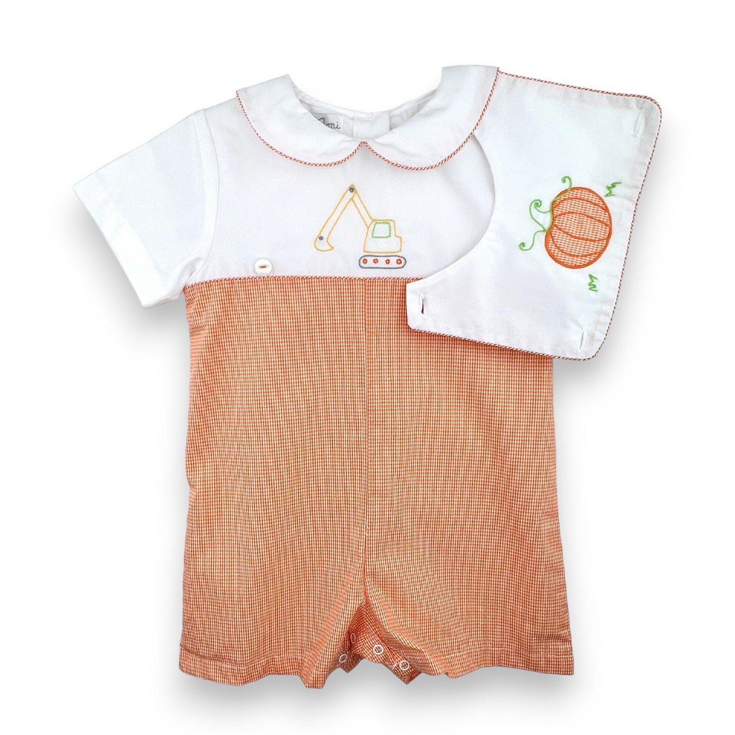 Petit Ami Shortall W/Reversible Tab Excavator/Pumpkin 2523/3523