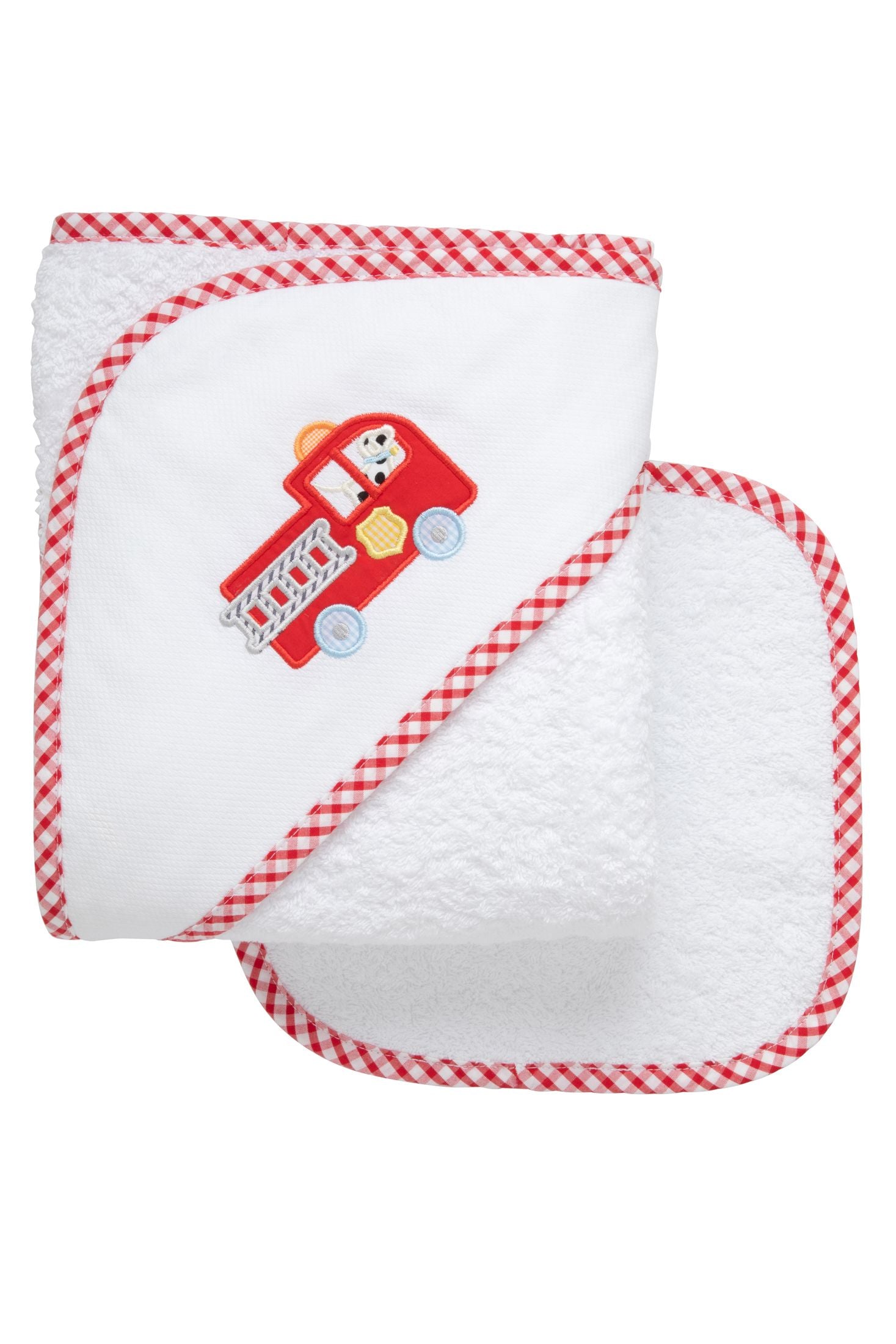 3 Marthas applique hooded towel set NEW