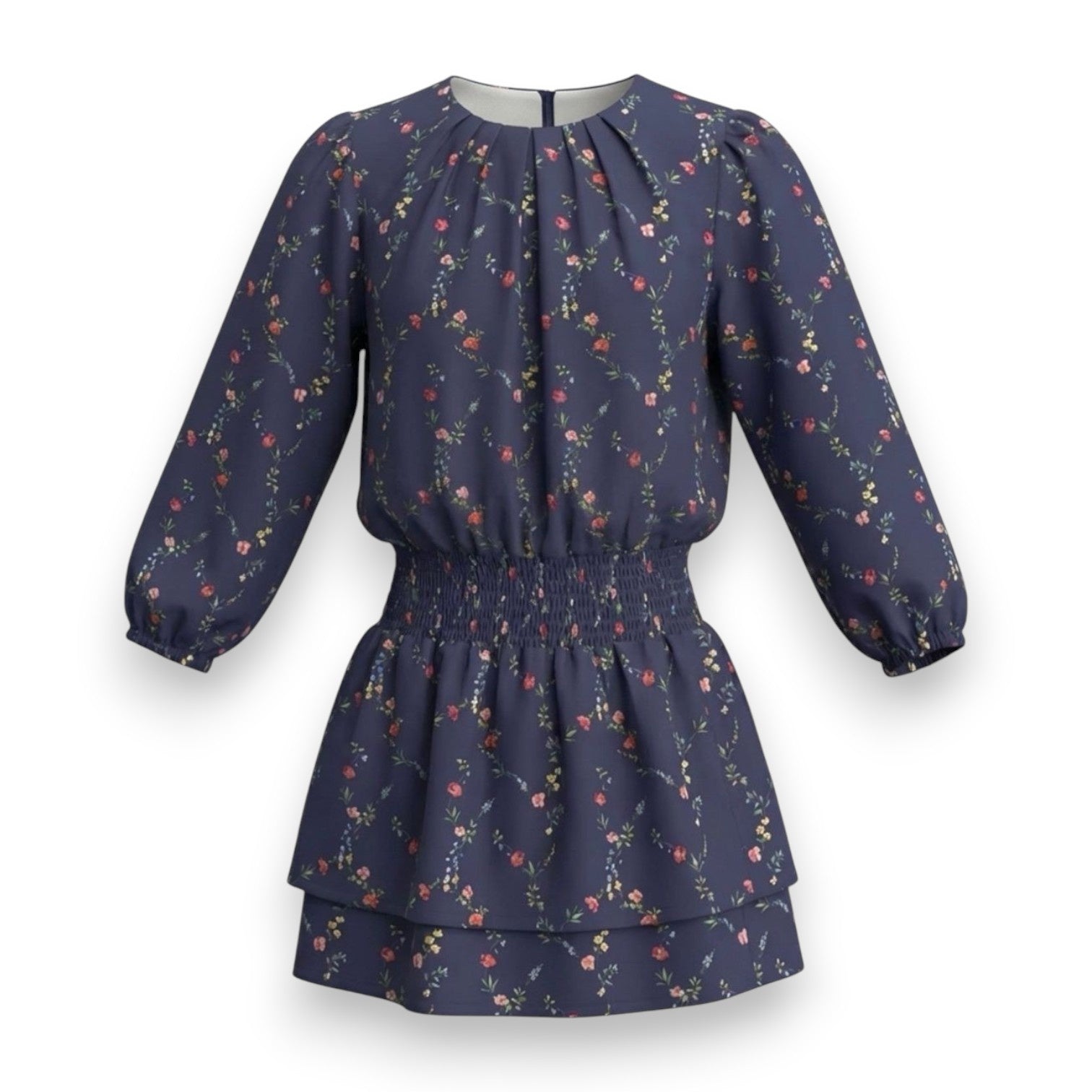 Pleat Ruby Dress