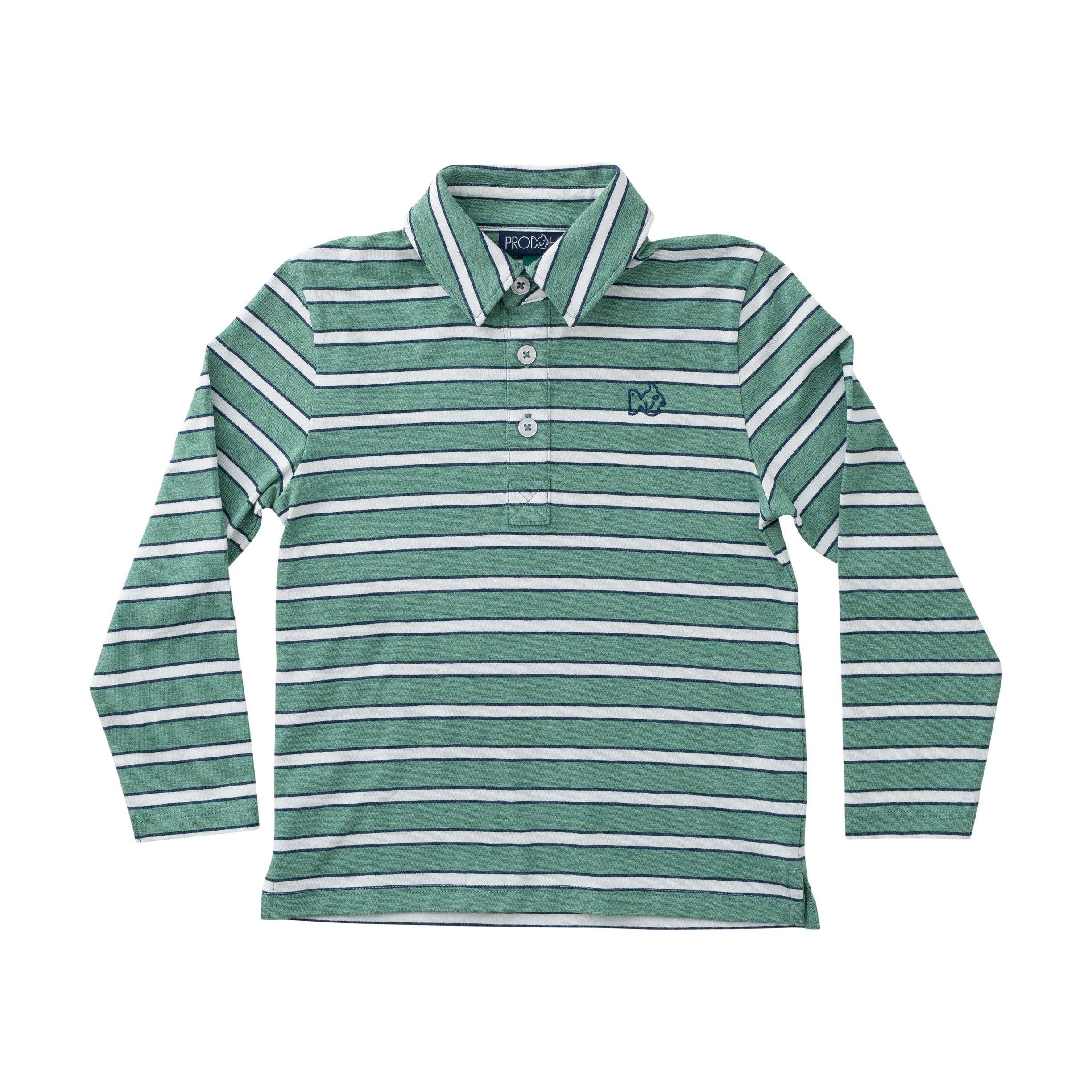 Prodoh Boys Long Sleeve Too Cool for School Polo 5208
