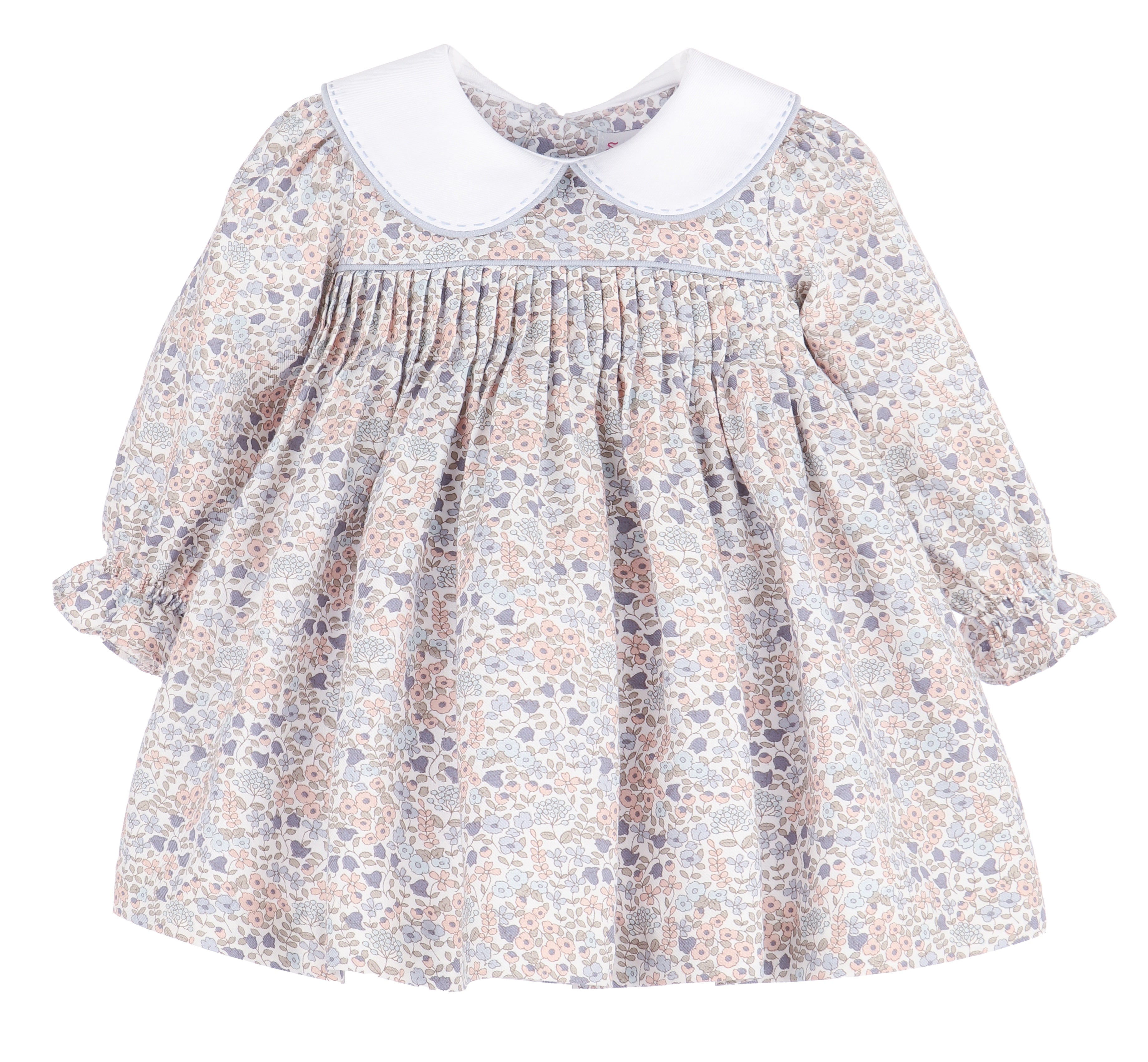 Sophie & Lucas Sweater Weather Pleat Dress Blue SL3936 5209