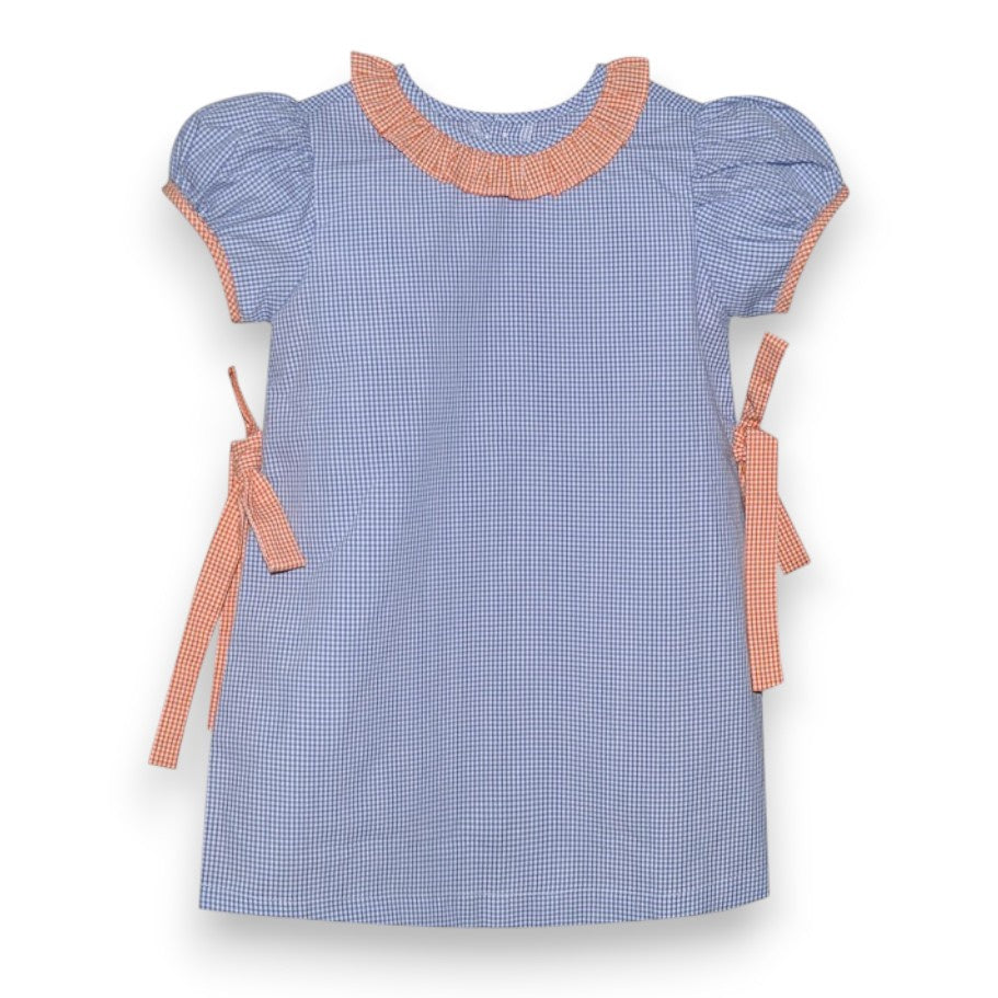 Southern Saturday Navy/Orange Dress SS229-D