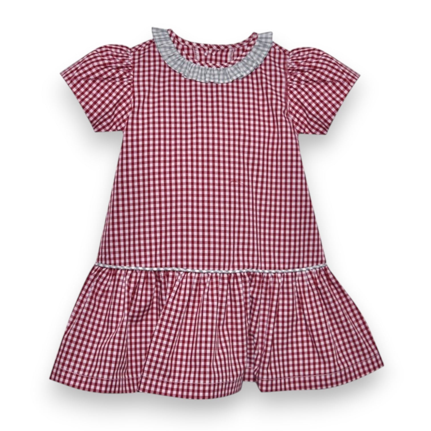 Southern Saturday Crimson/Gray Dress SS471-D