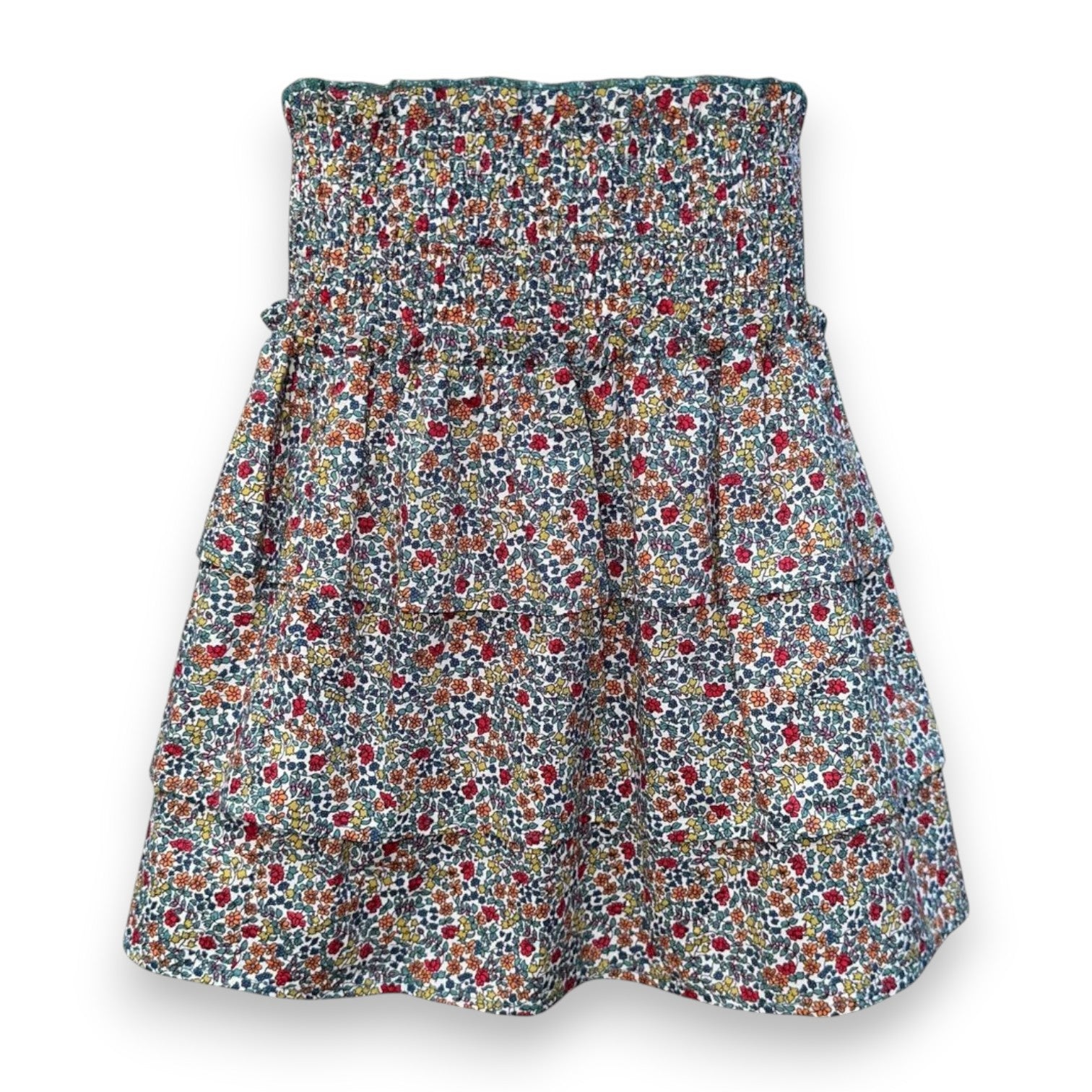 Pleat Sally Skirt Winter Wildflowers P-002202 5308