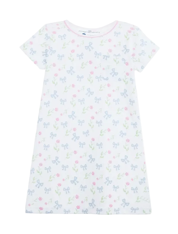 Magnolia Baby Evelyn's Classics Nightdress Blue Bow 9132-1010TP-SB 5305