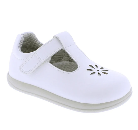 Footmates Becky White Microfiber