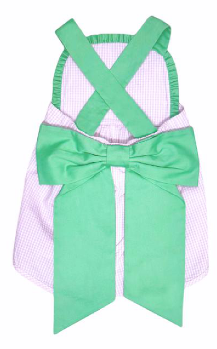 Zuccini Watermelon Ruffle Front Overall, Pink Mini Seersucker