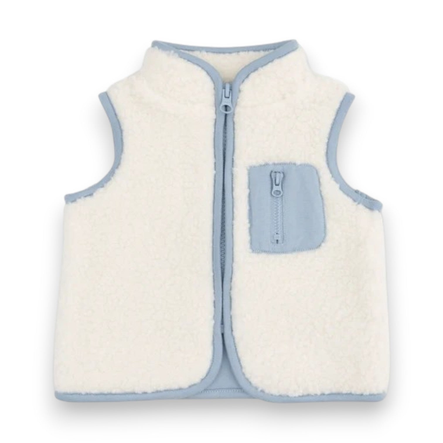 Angel Dear Sherpa Zip Vest