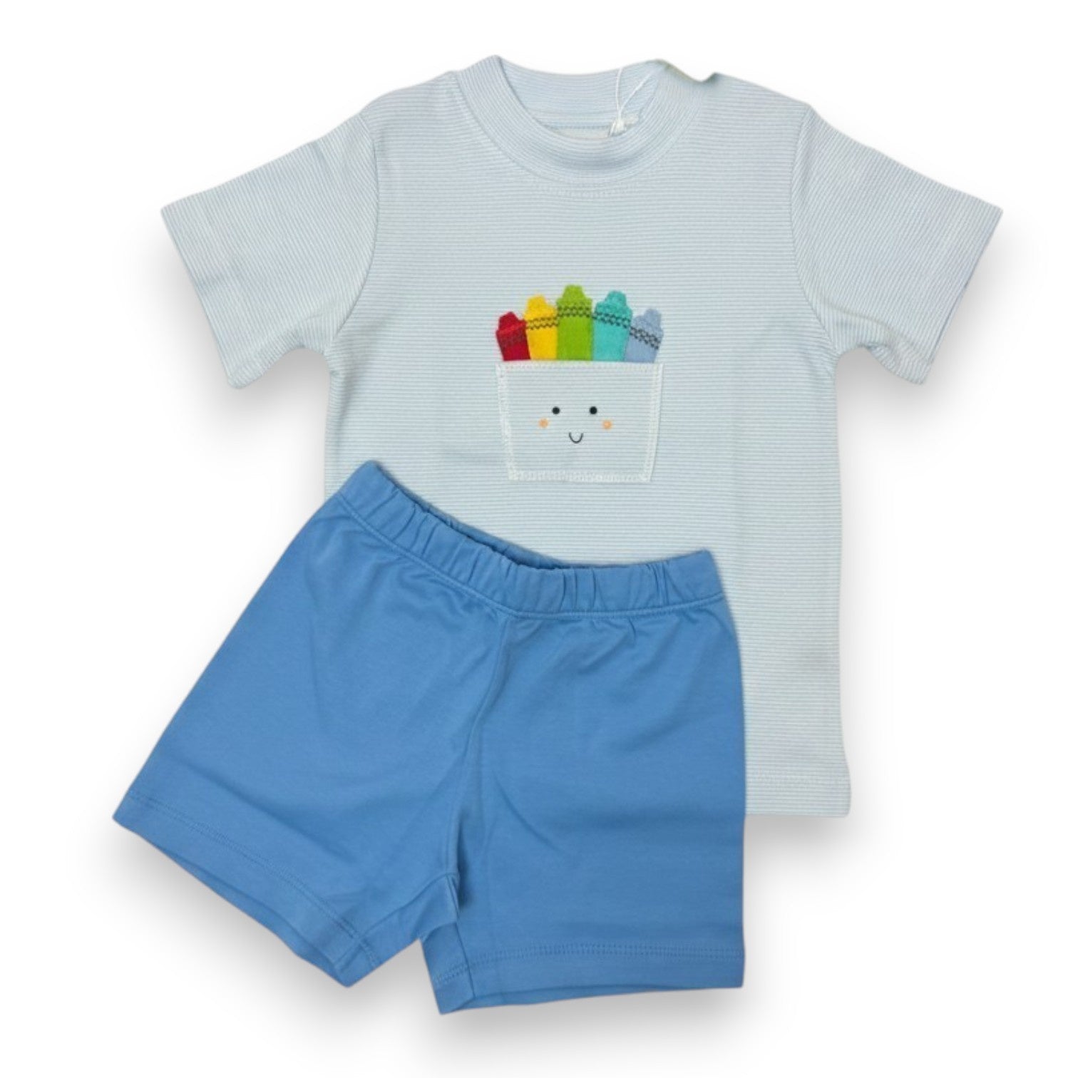 Squiggles Happy Art S/S Tee Shirt & Short Set 94P/726 5306