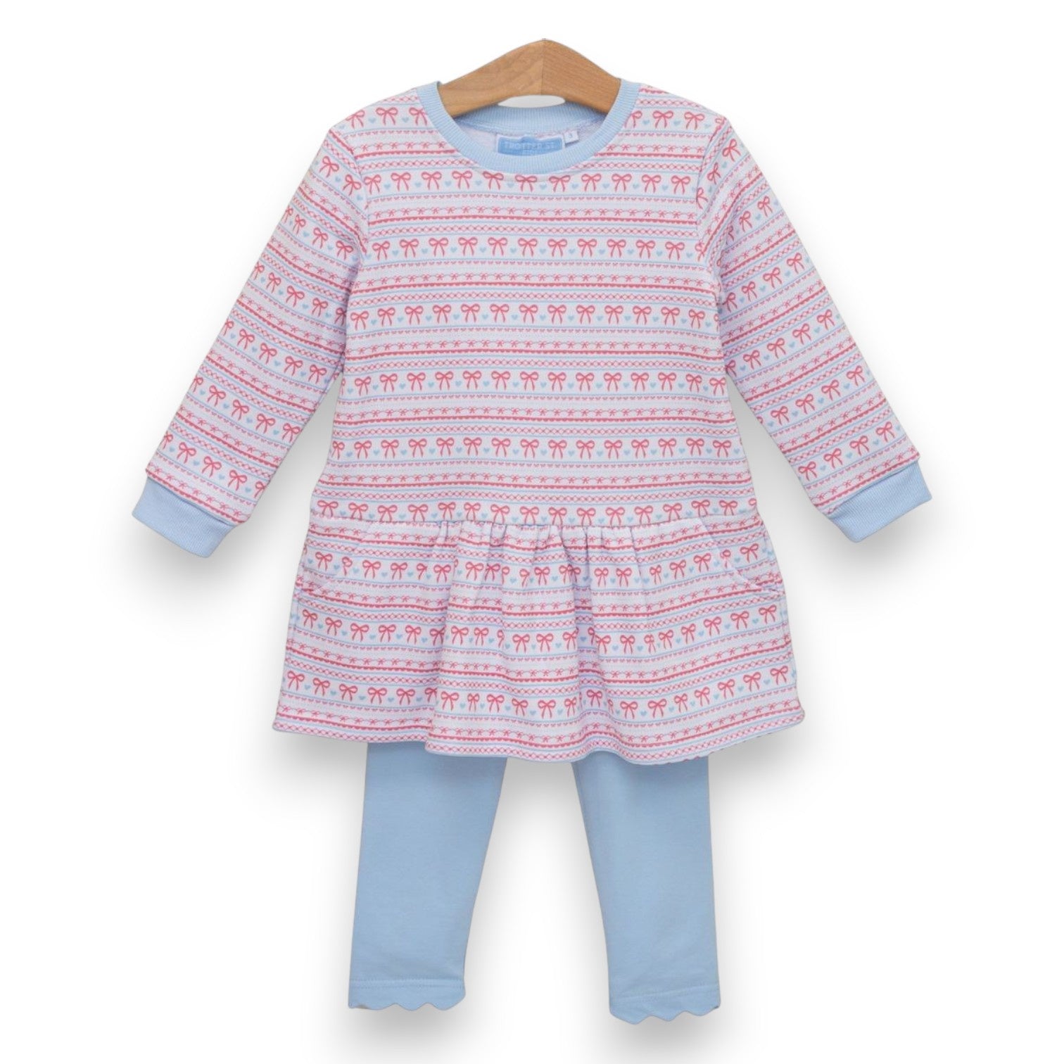Trotter Street Kids Sweetheart French Terry Tunic Set TSK02914 5307