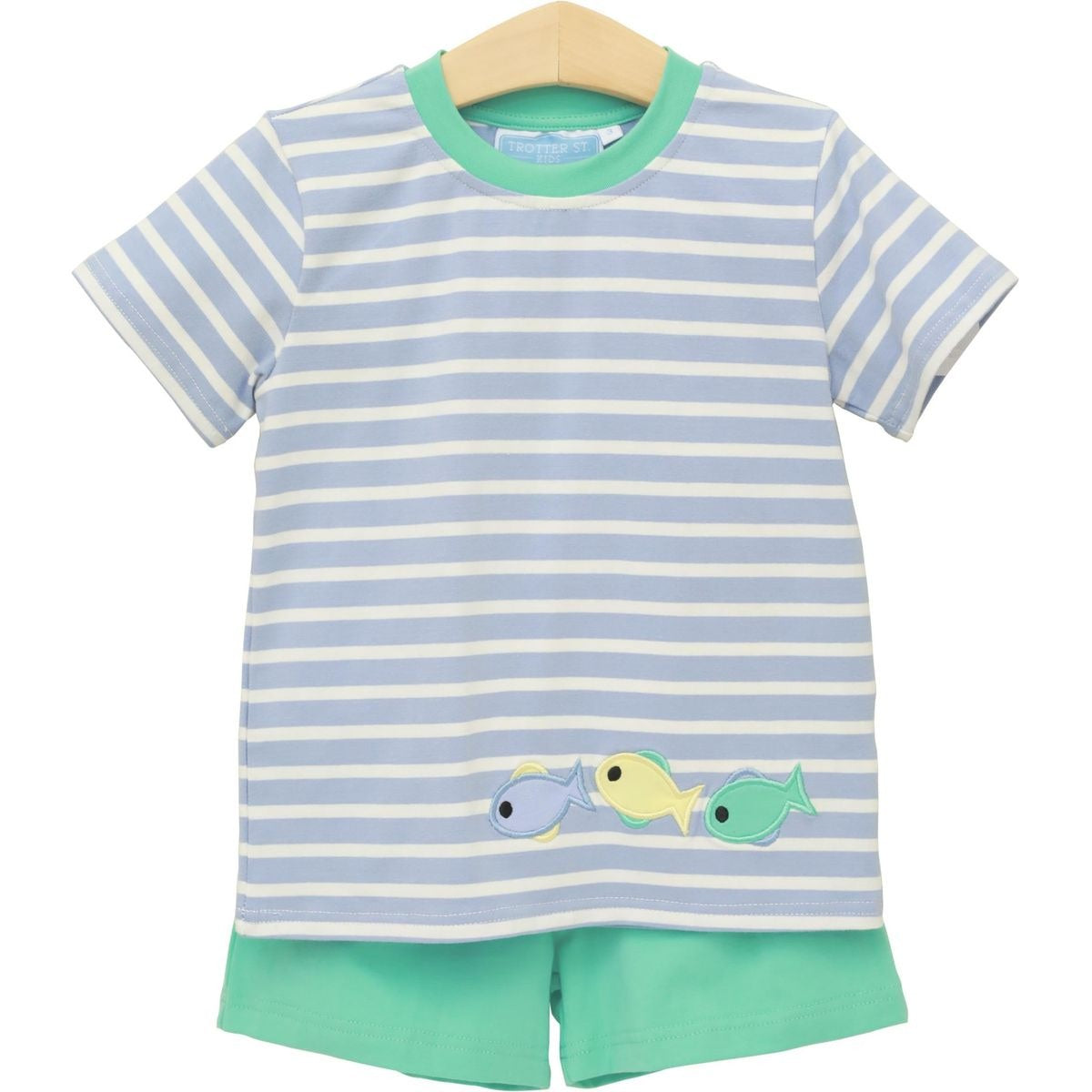 Trotter Street Kids Fishy Fishy Short Set TSK-02712 5301