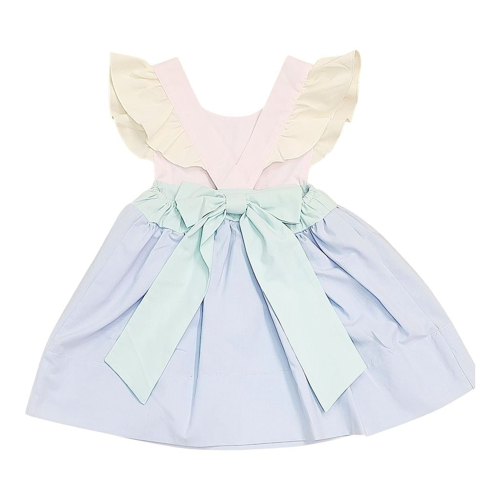 Sweet Dreams Colorblock Bow Back Dress TT1415