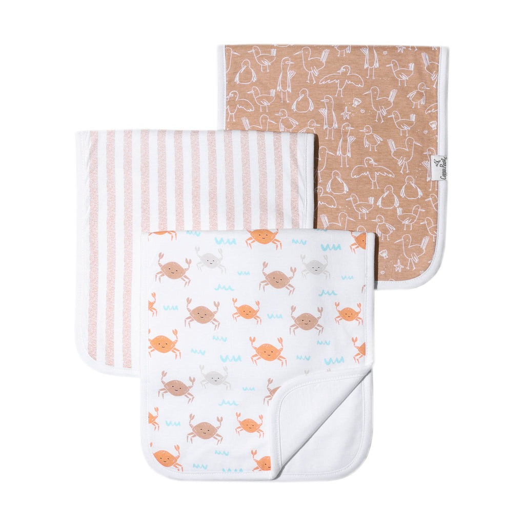 Copper Pearl Premium Burp Cloths
