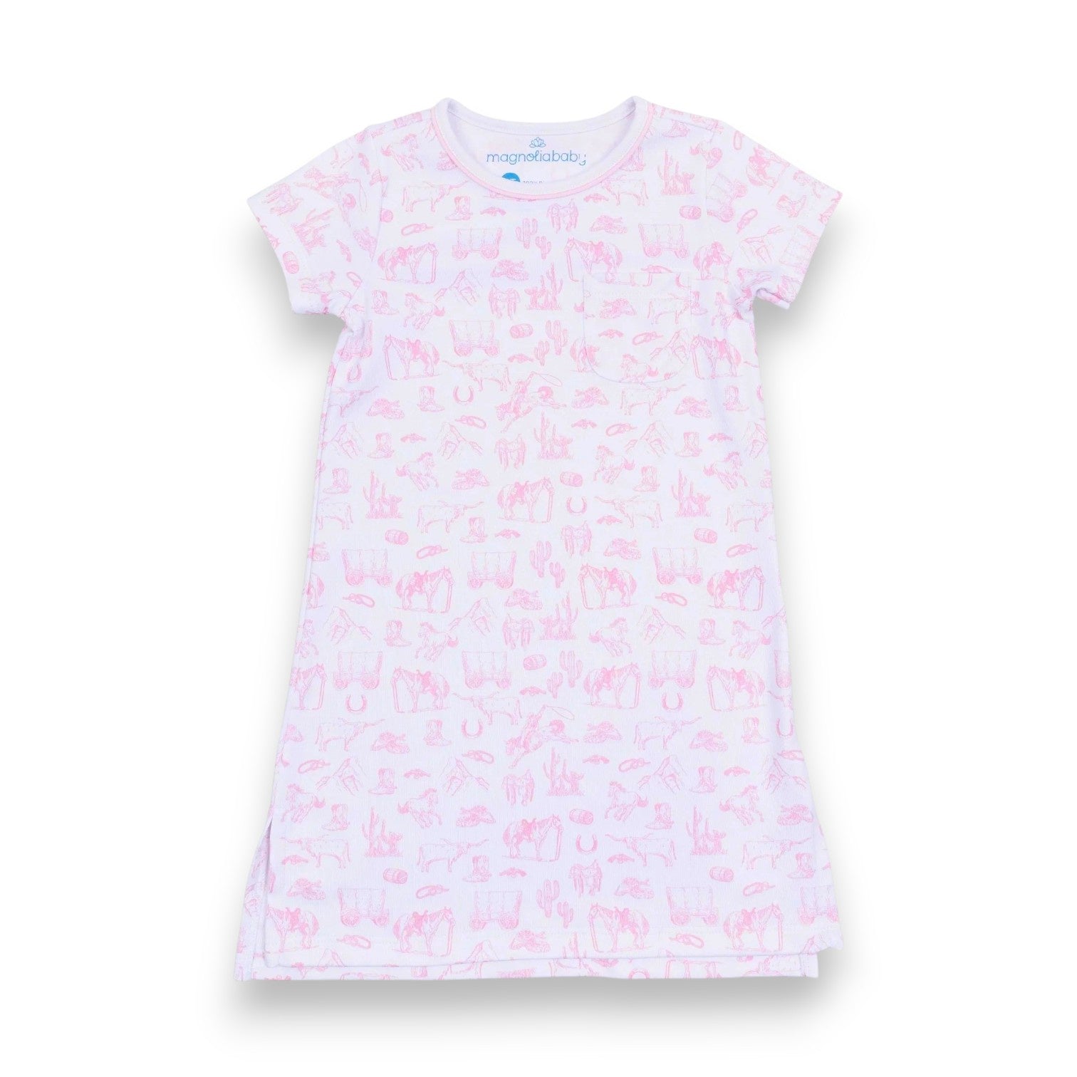 Magnolia Baby Wild West Toile S/S Nightdress 2279-1010PK 5305