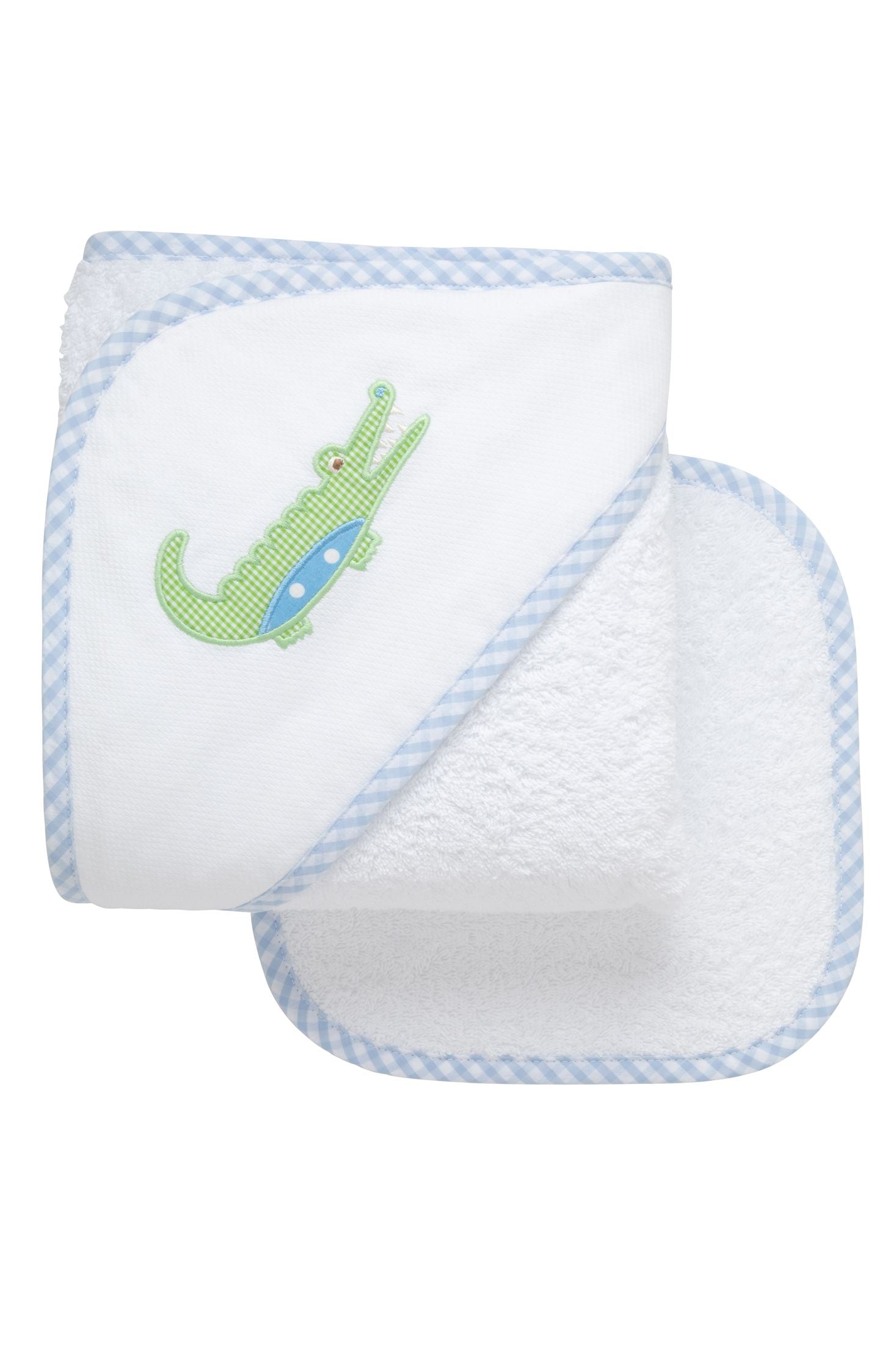 3 Marthas applique hooded towel set NEW