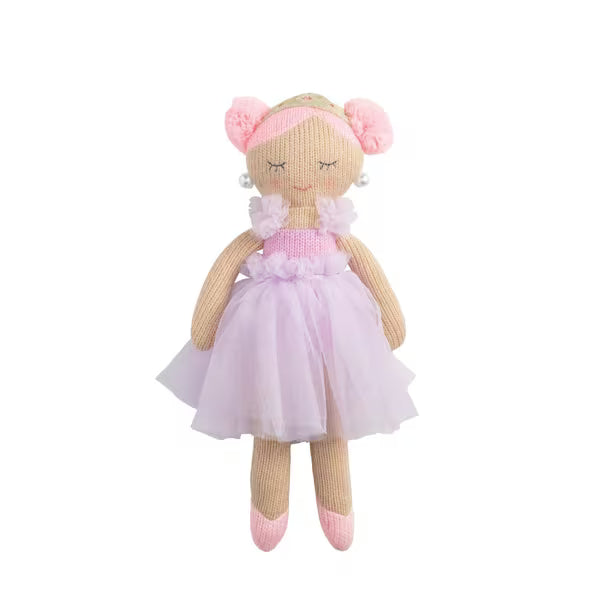 Mud Pie Princess knit doll