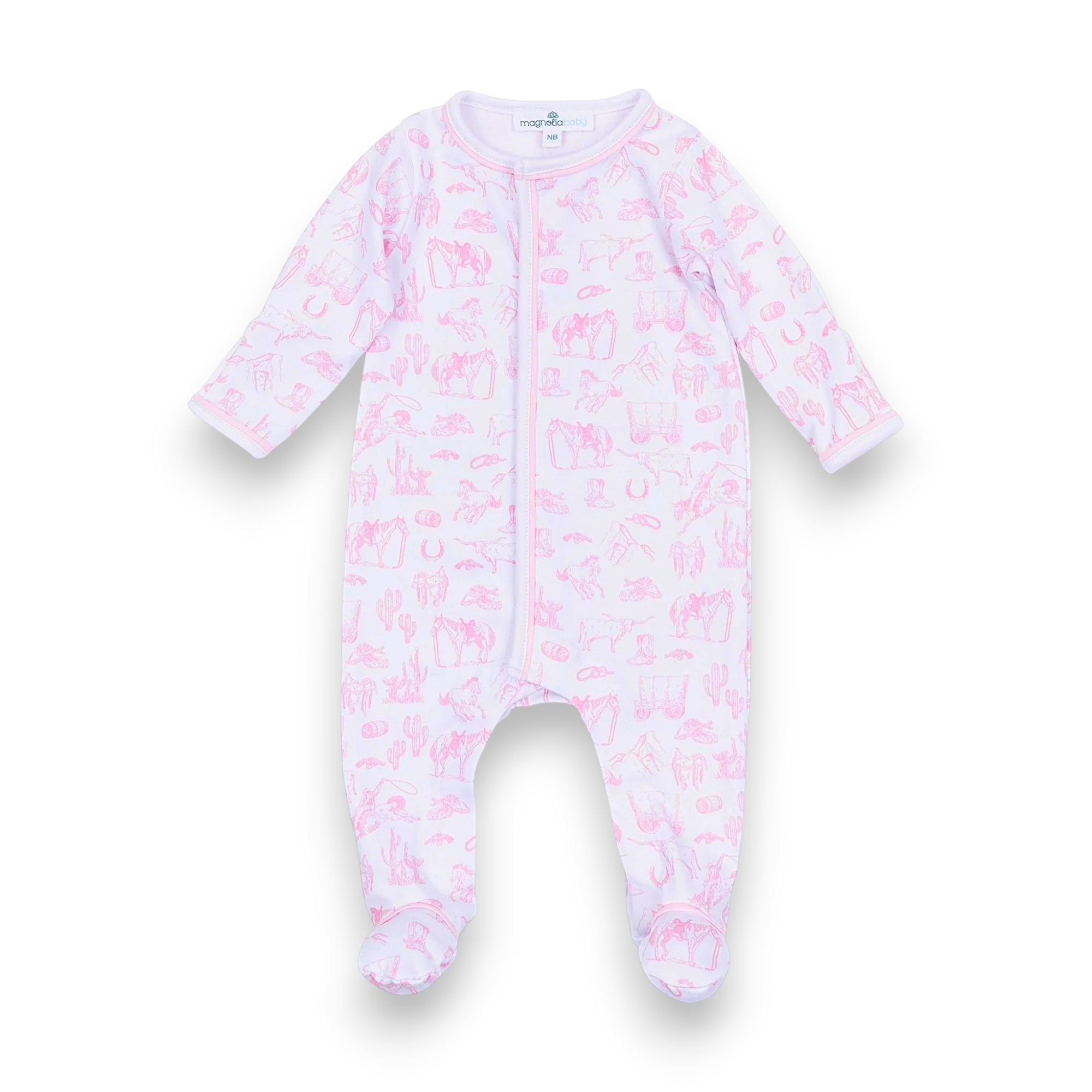 Magnolia Baby Wild West Toile Footie