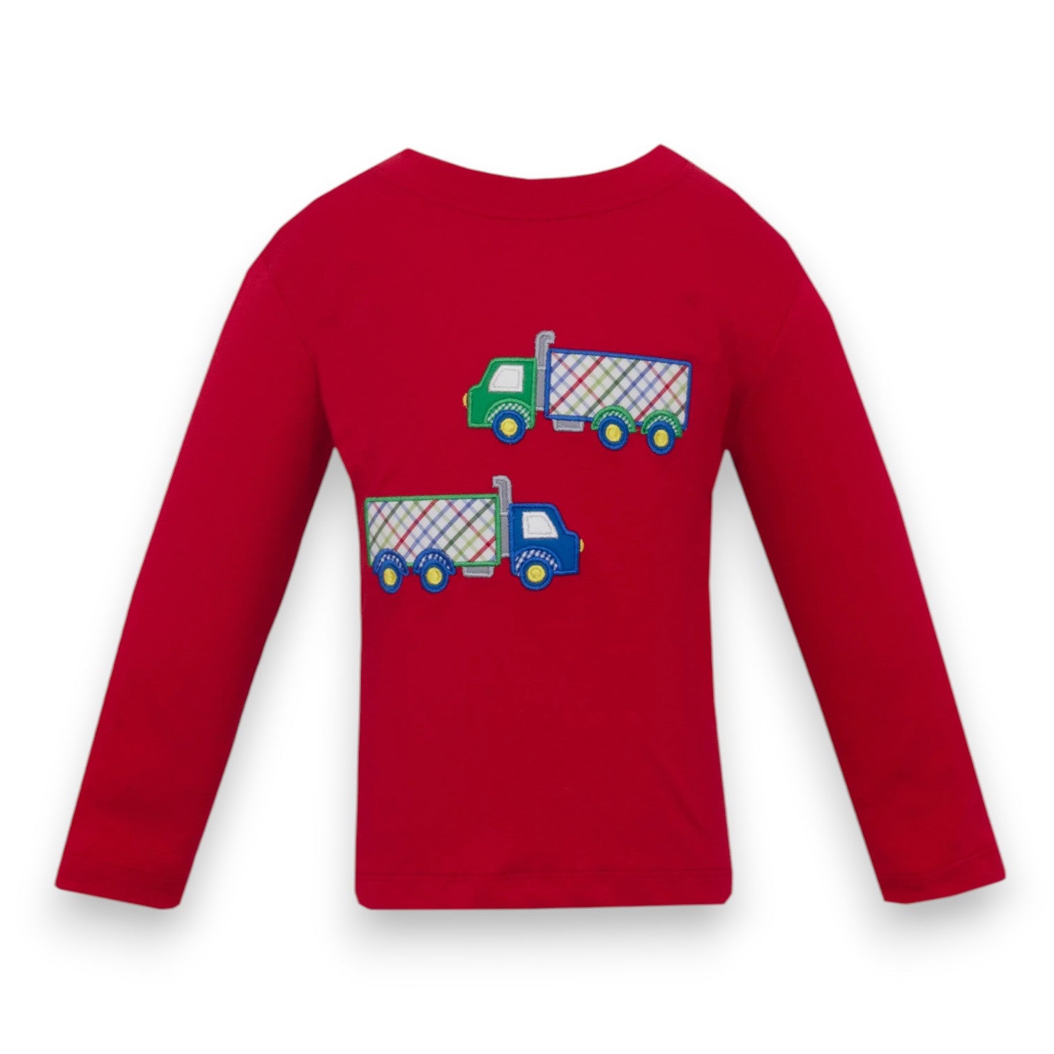 Claire & Charlie Wheeler Trucks Red Knit T-Shirt L/S 5063PL-CF26 5308