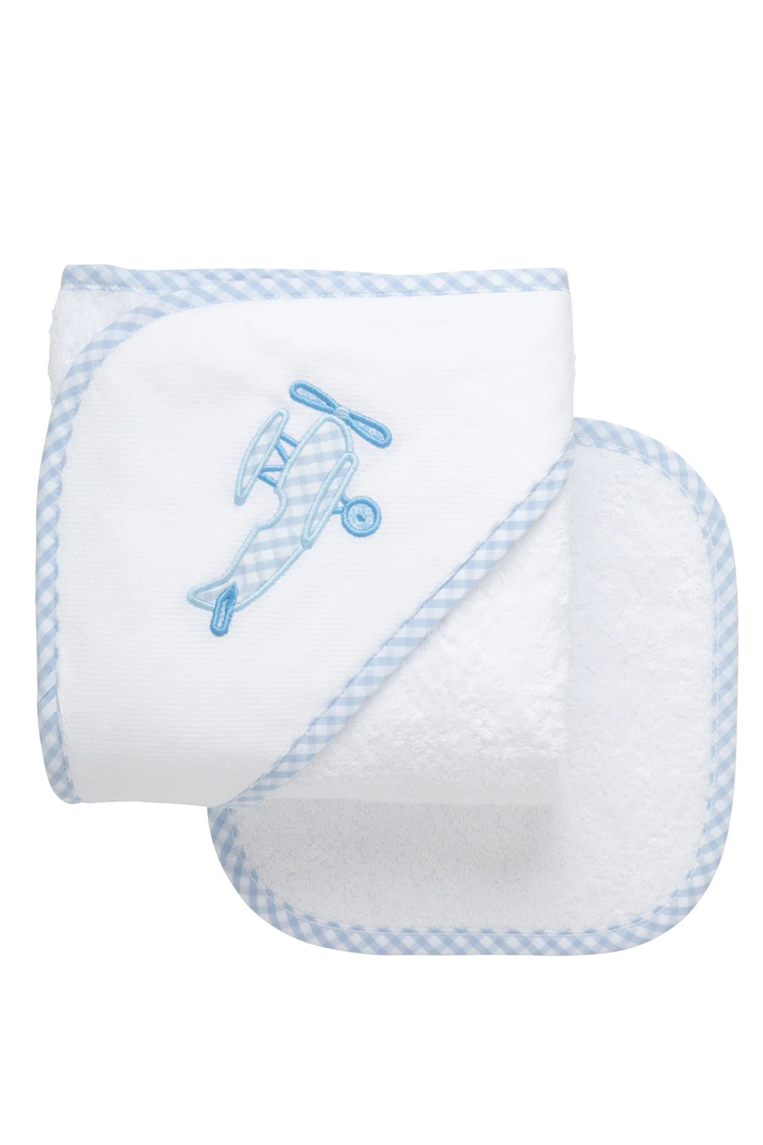 3 Marthas applique hooded towel set NEW