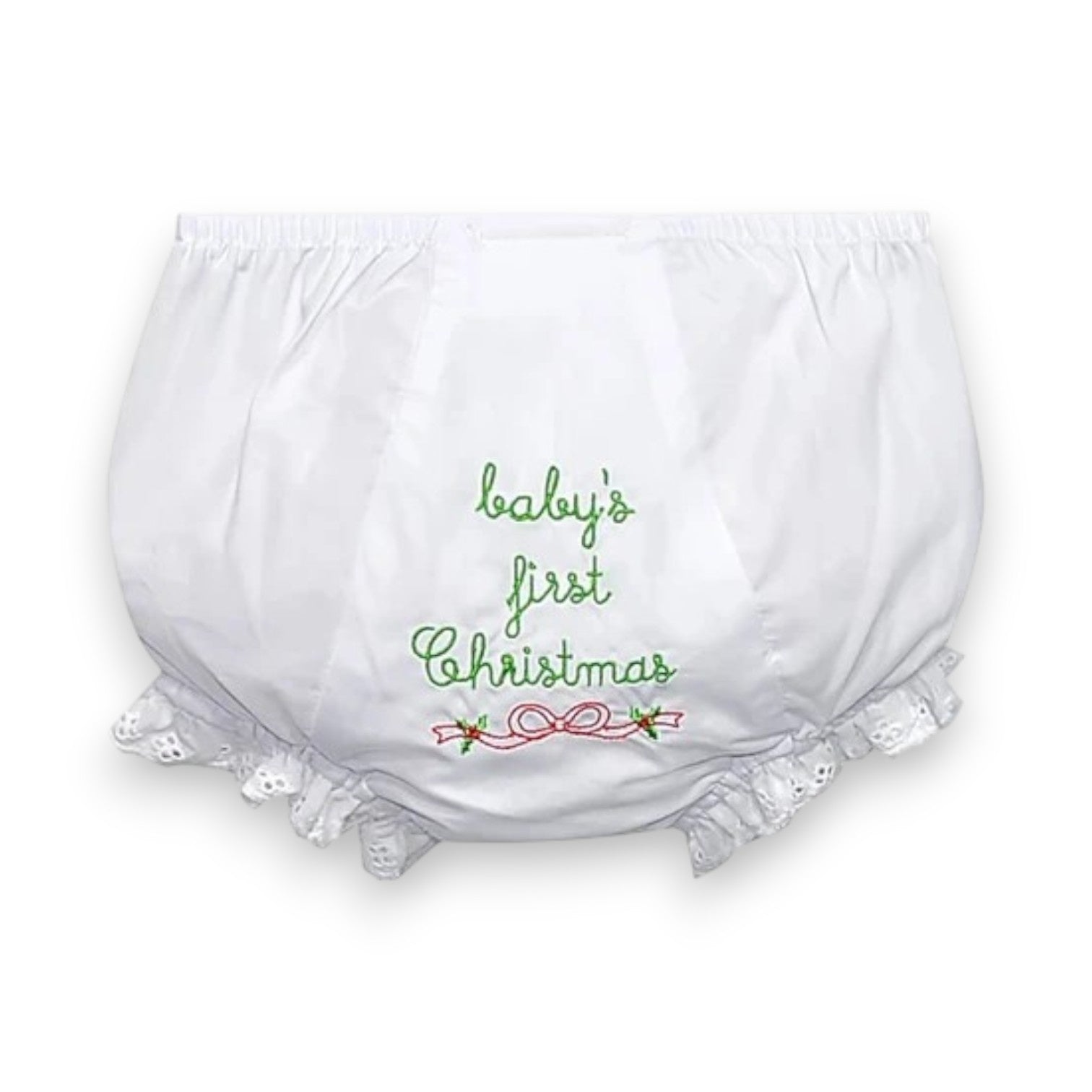Baby Sen White Lily Girl Diaper Cover Christmas LLGB-XMAS 5308