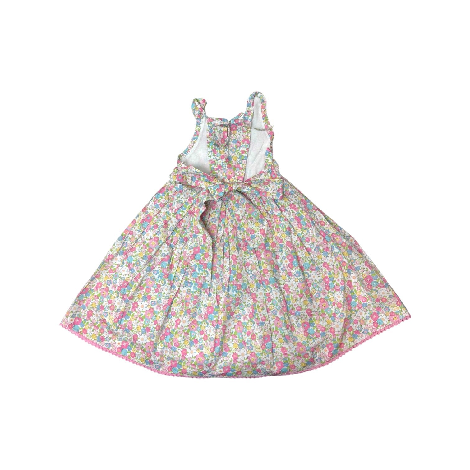Cotton Kids Spring Flower Knife Pleat Sundress CK5214 5303