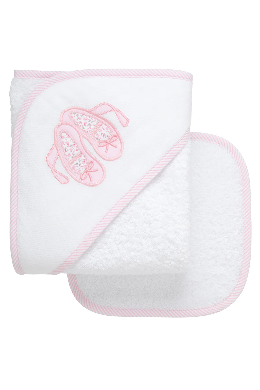 3 Marthas applique hooded towel set NEW