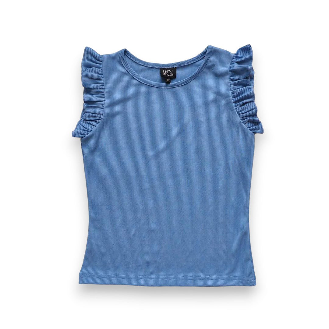 Little Olin Rib Flutter Sleeve Muscle Tank A29