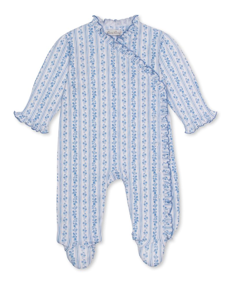 Kissy Kissy Watercolor Floral Stripes Footie PRT KGQ14928 5306