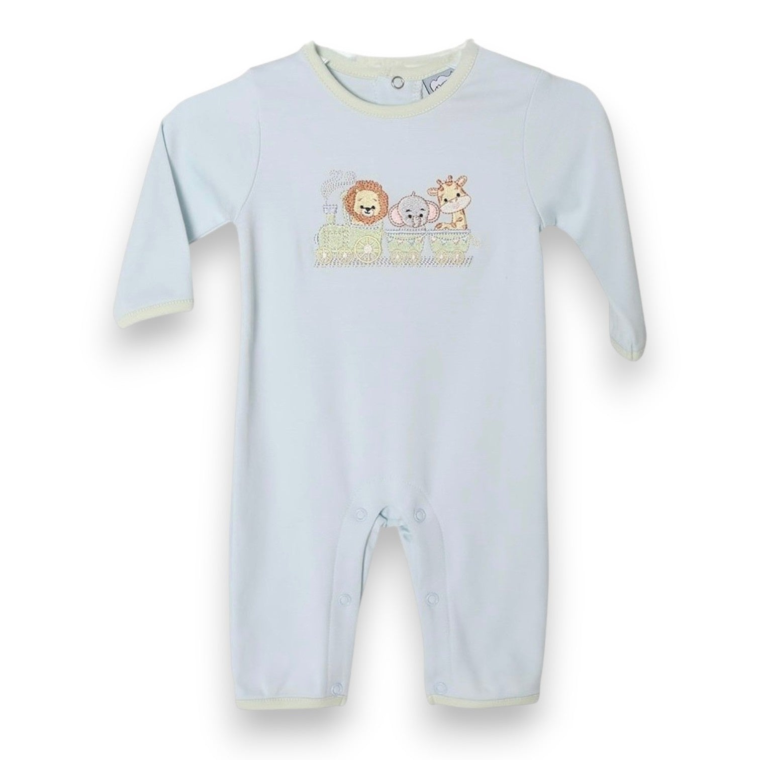Three Sisters Zoo Train Boys Romper 847 5307