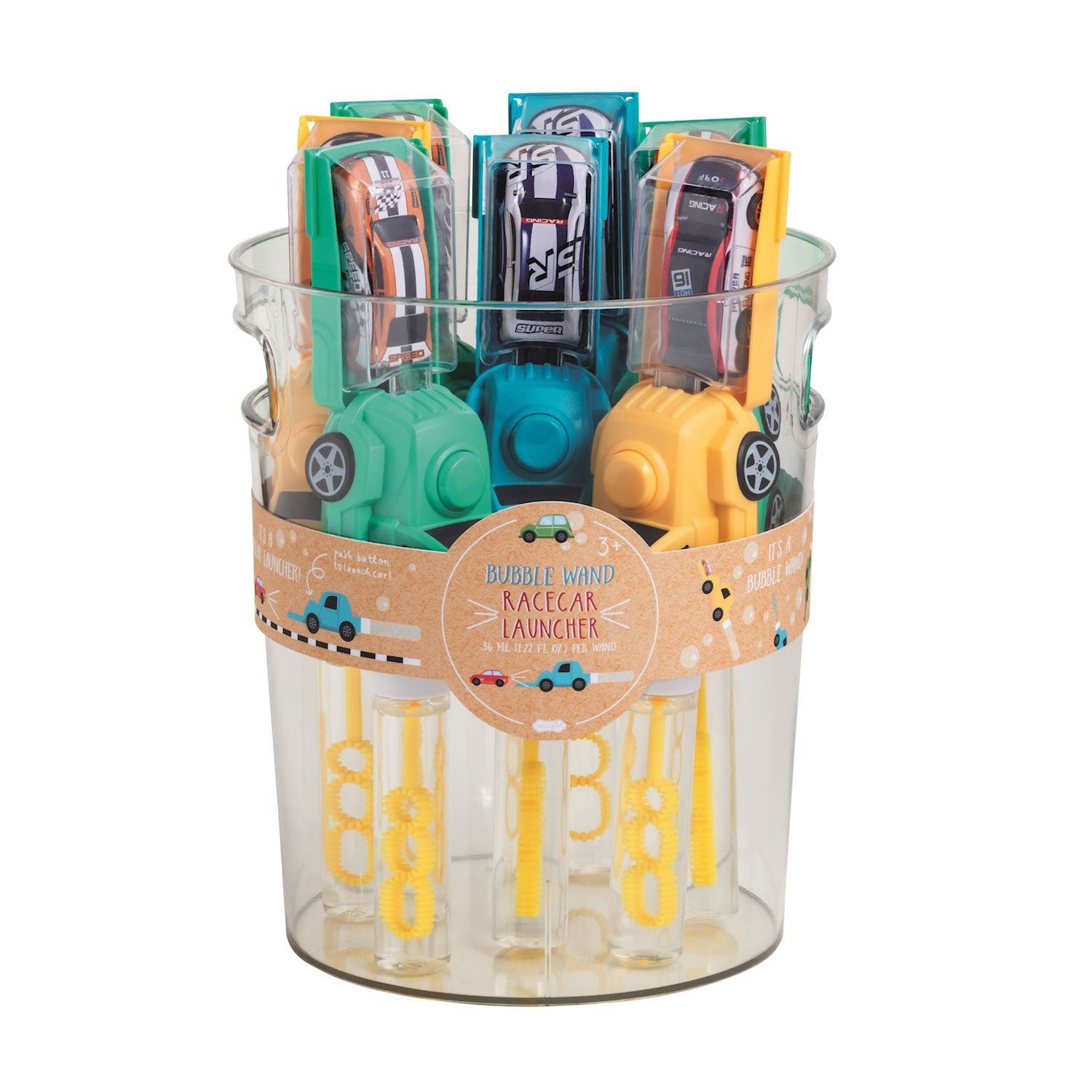 Mud Pie bubble wand race car launcher