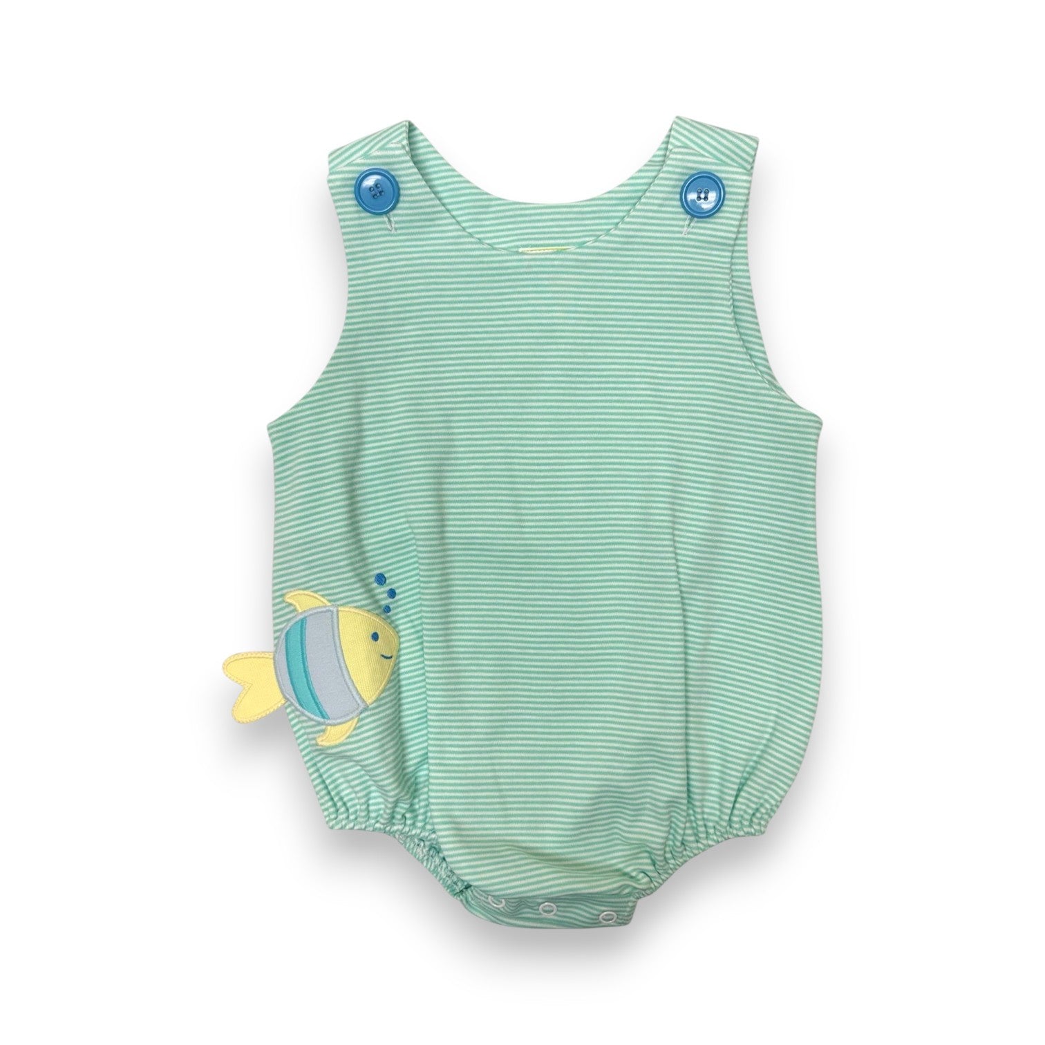 Zuccini Fish Christopher Sunsuit Mint Bitty Knit 5303