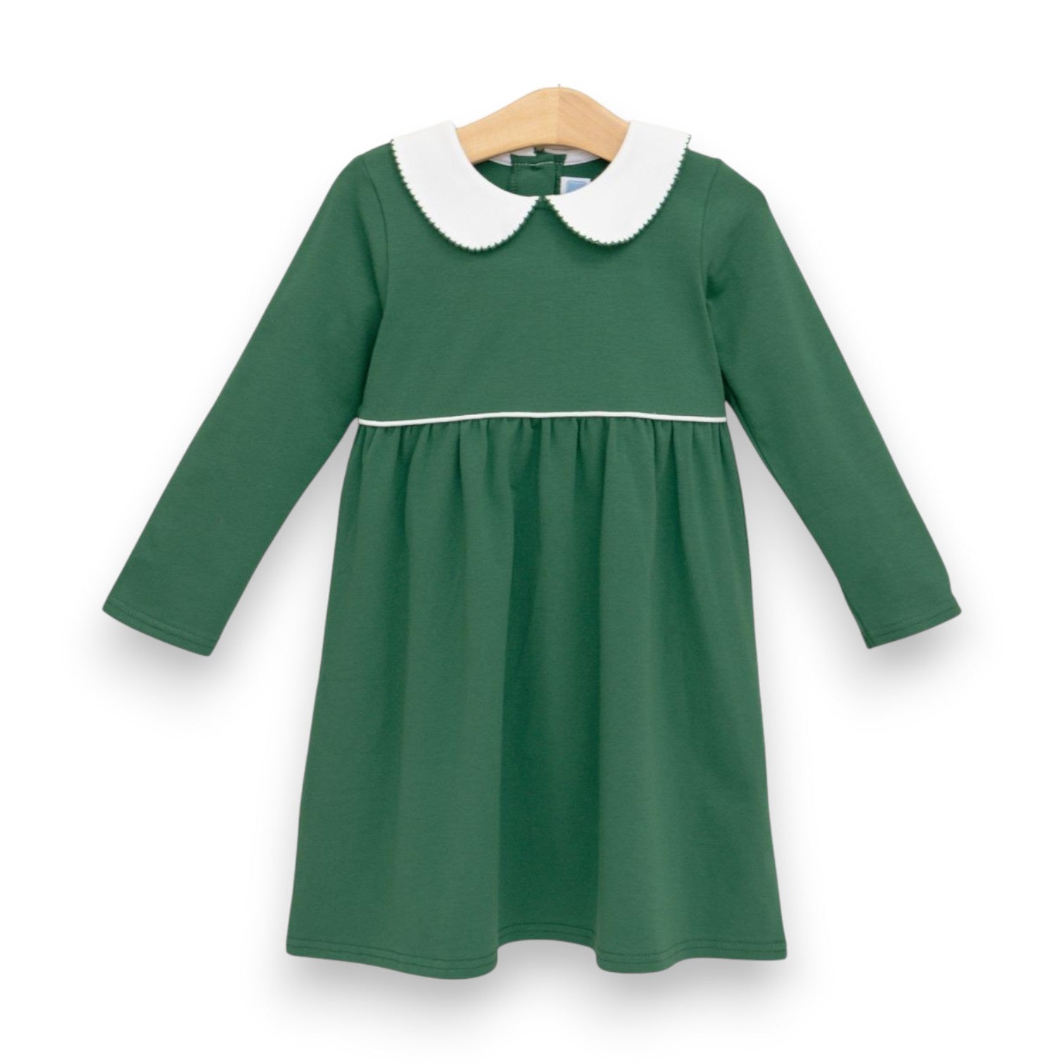 Trotter Street Kids Claire Dress Hunter Green TSK-03155