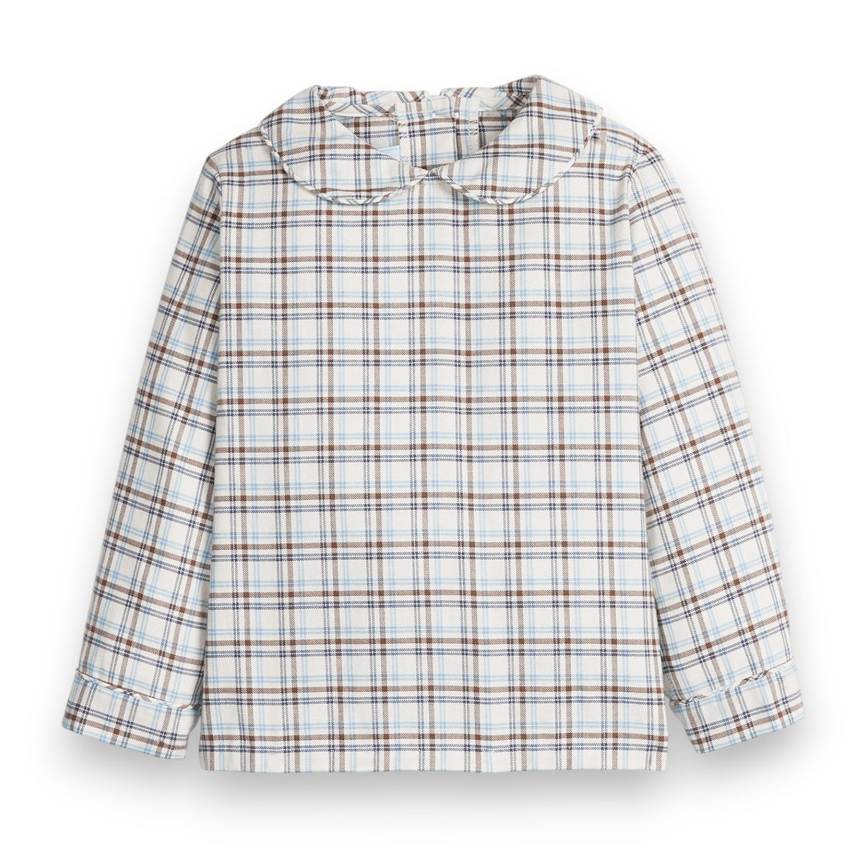 Little English Peter Pan Shirt Clarkson Plaid 5309