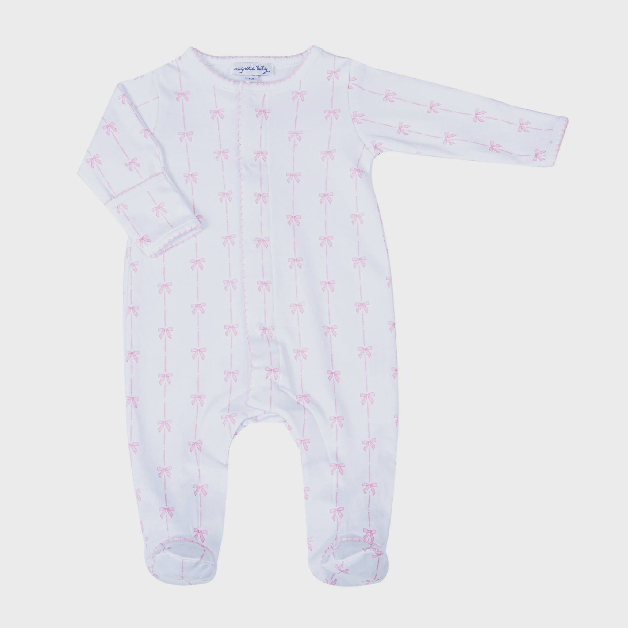 Magnolia Baby Amelia's Classics Pink Footie 2060-400P Pink 5304