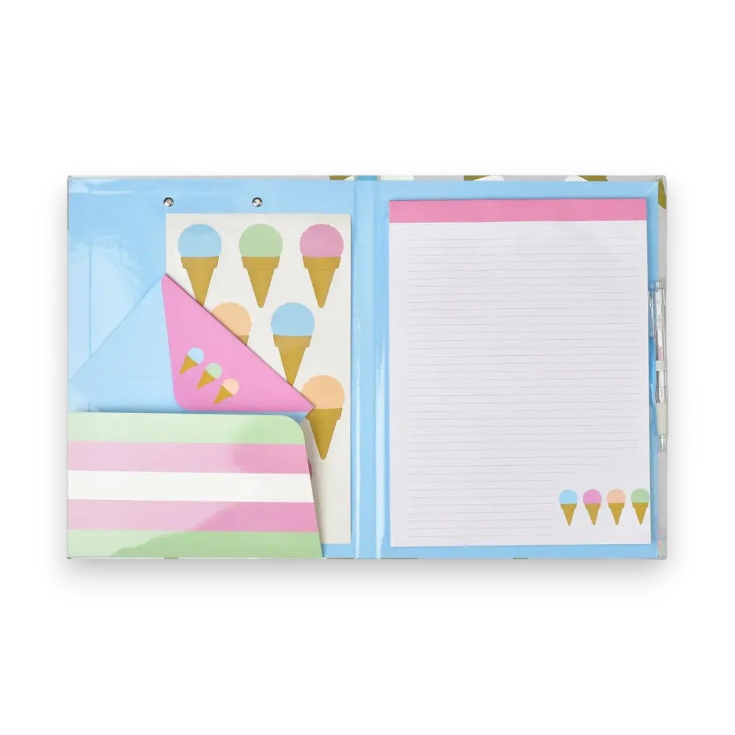Iscream Sweet Scoops Holographic Clipboard Set 760-1377